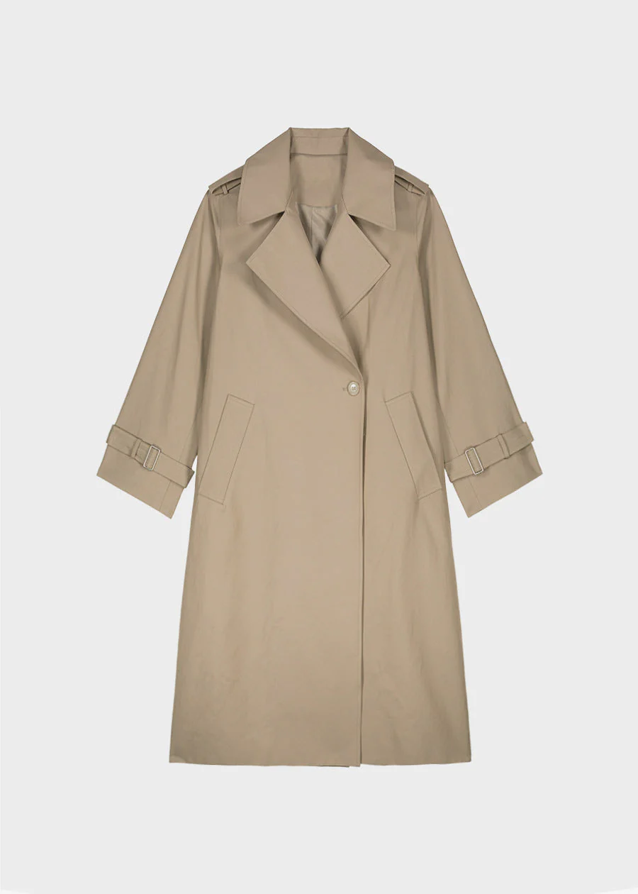 Abril Trench - Sand - Image 7