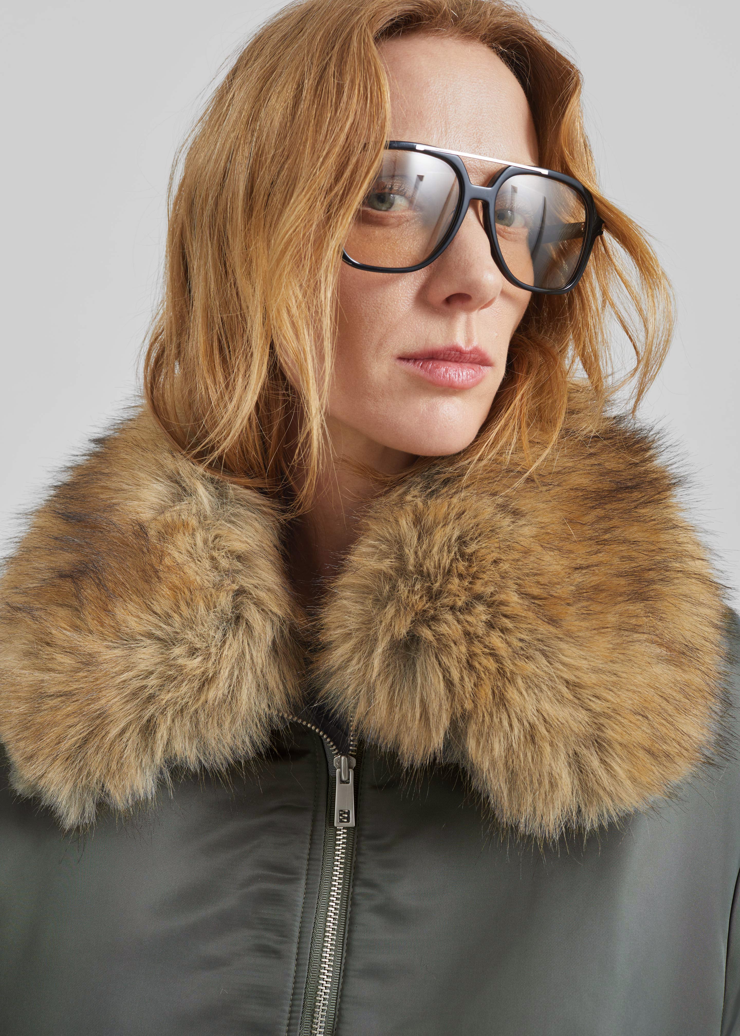 Arslev Bomber Jacket - Pale Olive - Image 7