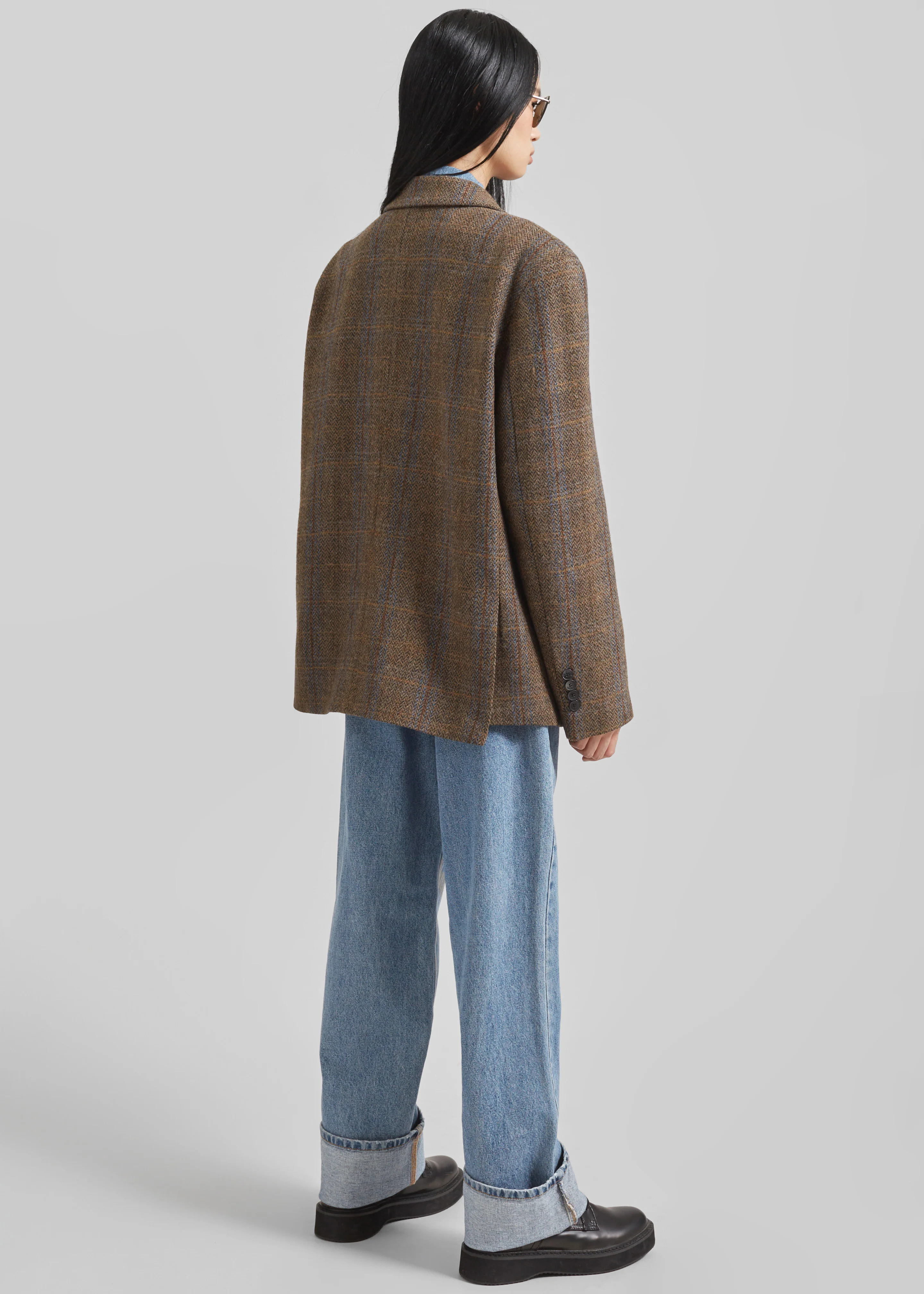 Arundel Plaid Wool Blazer - Multicolor - Image 9