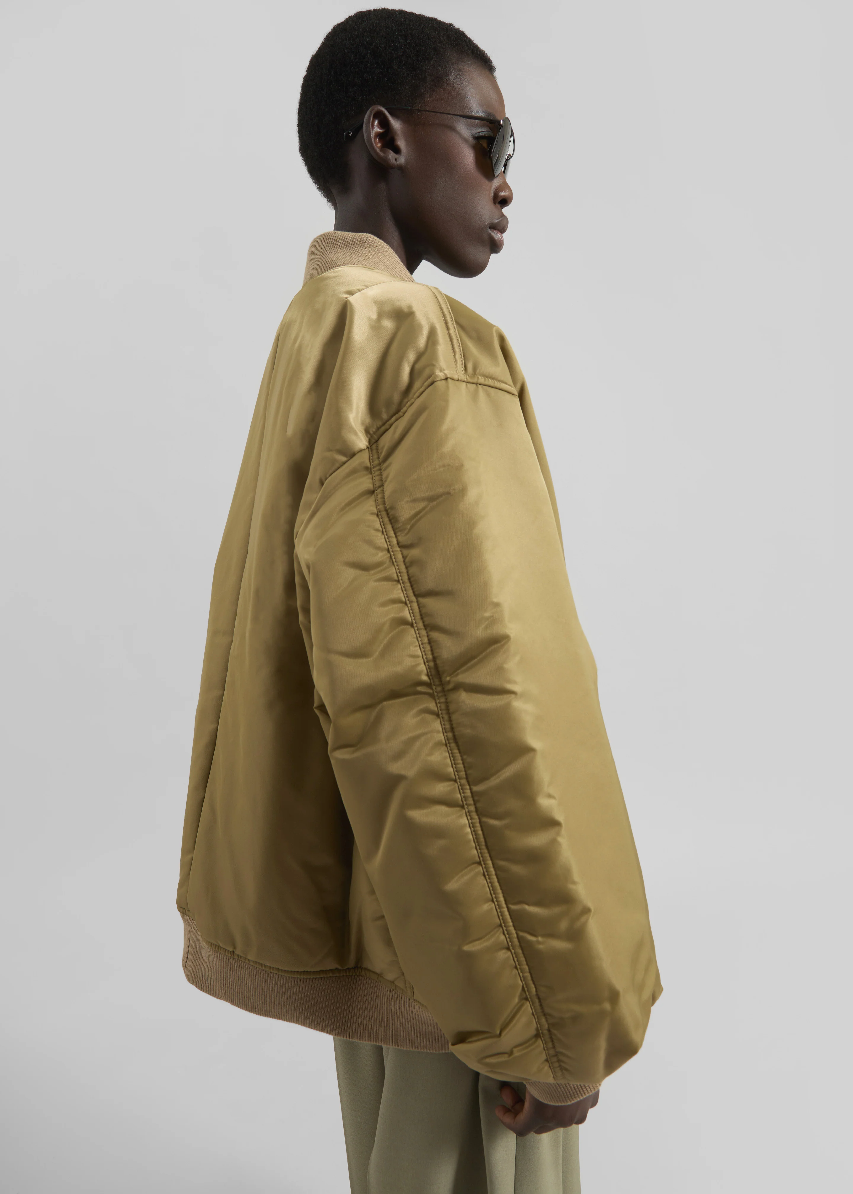 Astra Bomber Jacket - Olive - Image 3