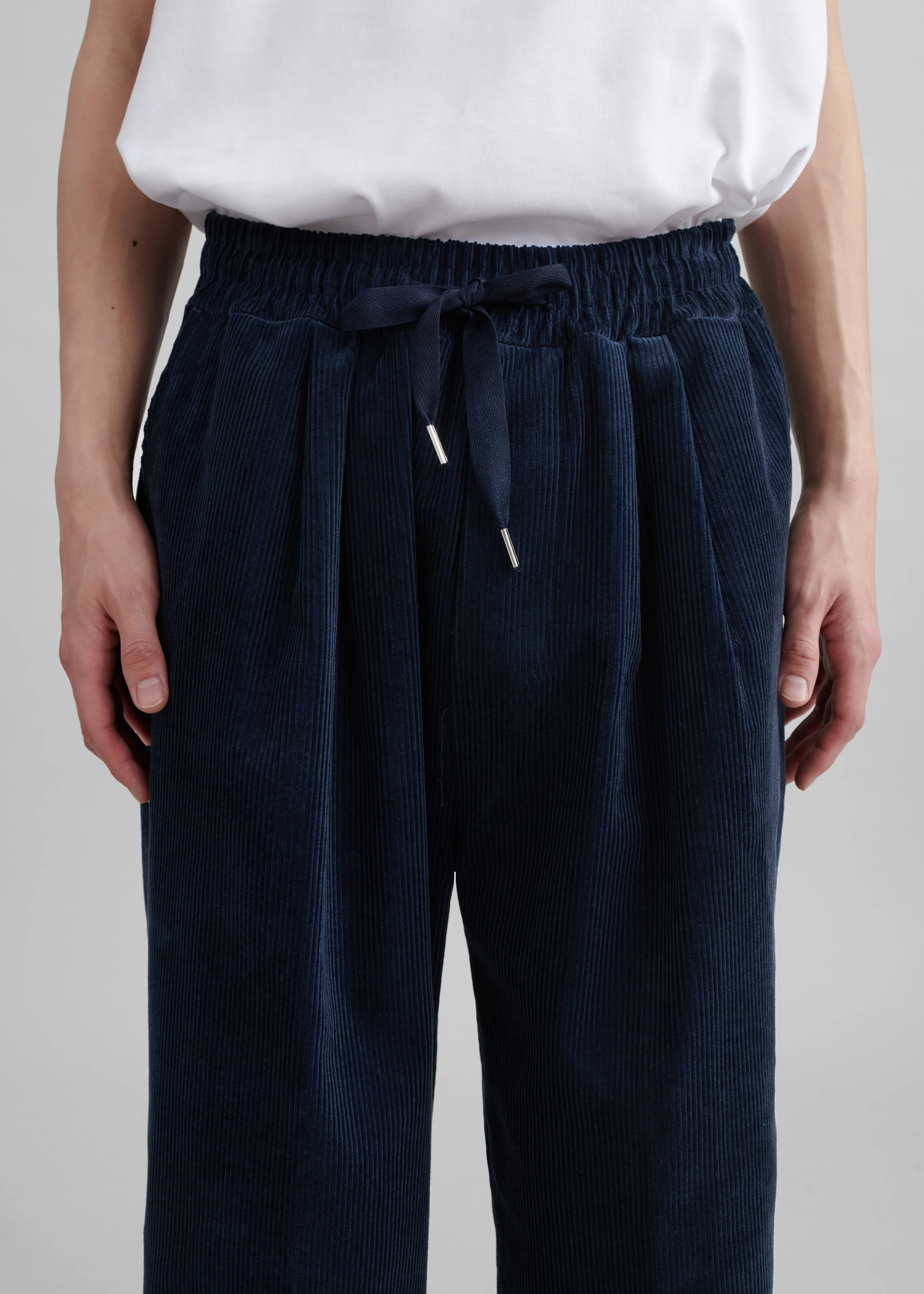 Brixton Corduroy Joggers - Navy - Image 7