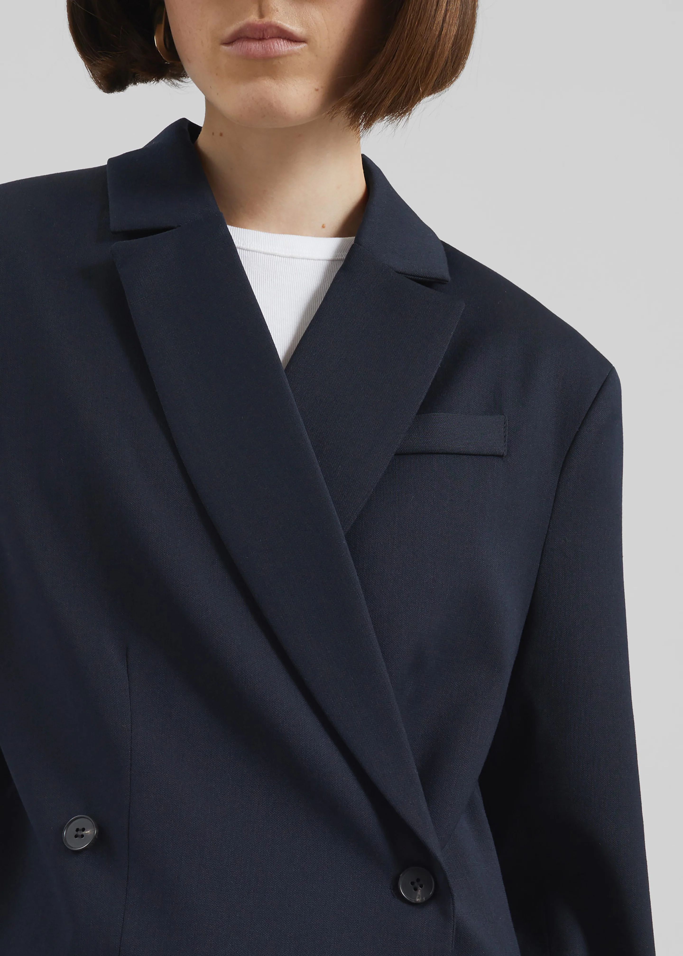 Calvay Crossover Blazer - Dark Navy - Image 5
