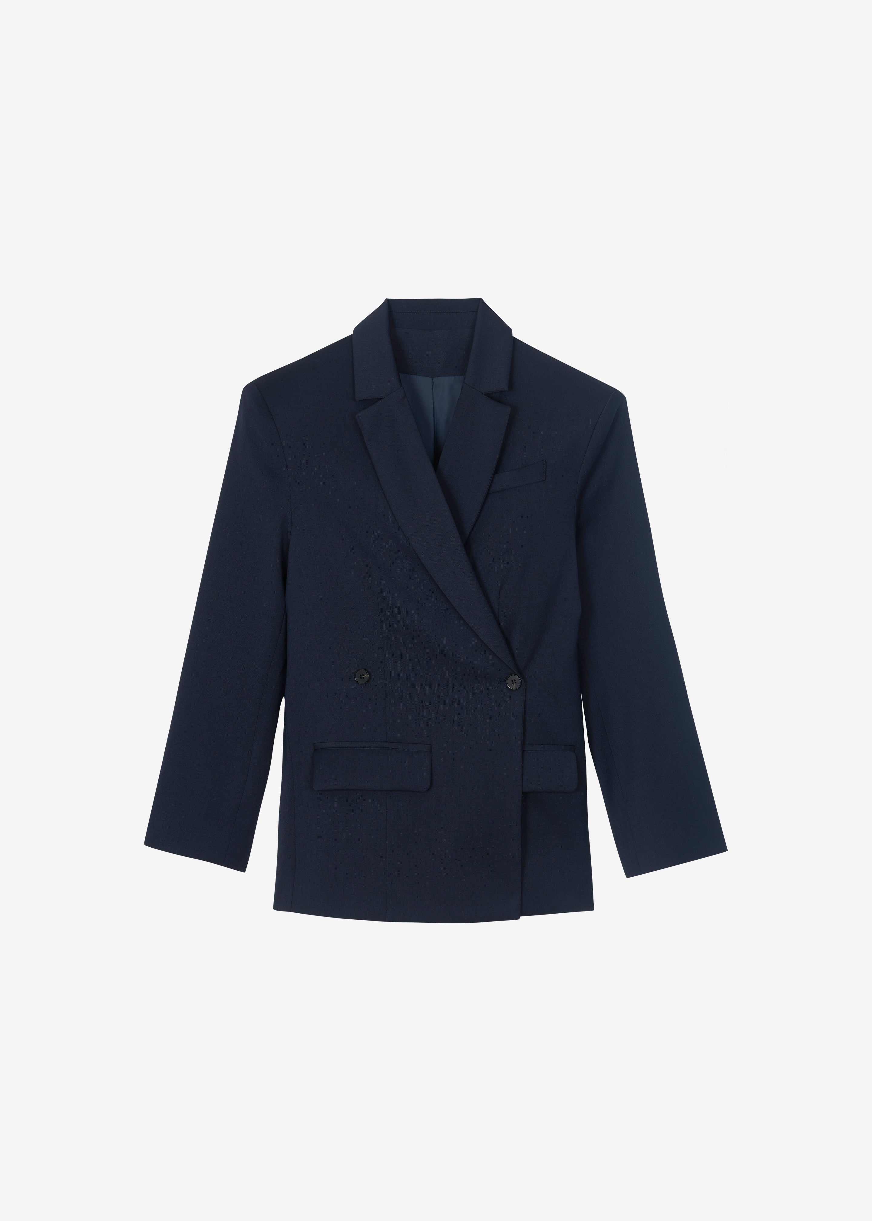 Calvay Crossover Blazer - Dark Navy - Image 9