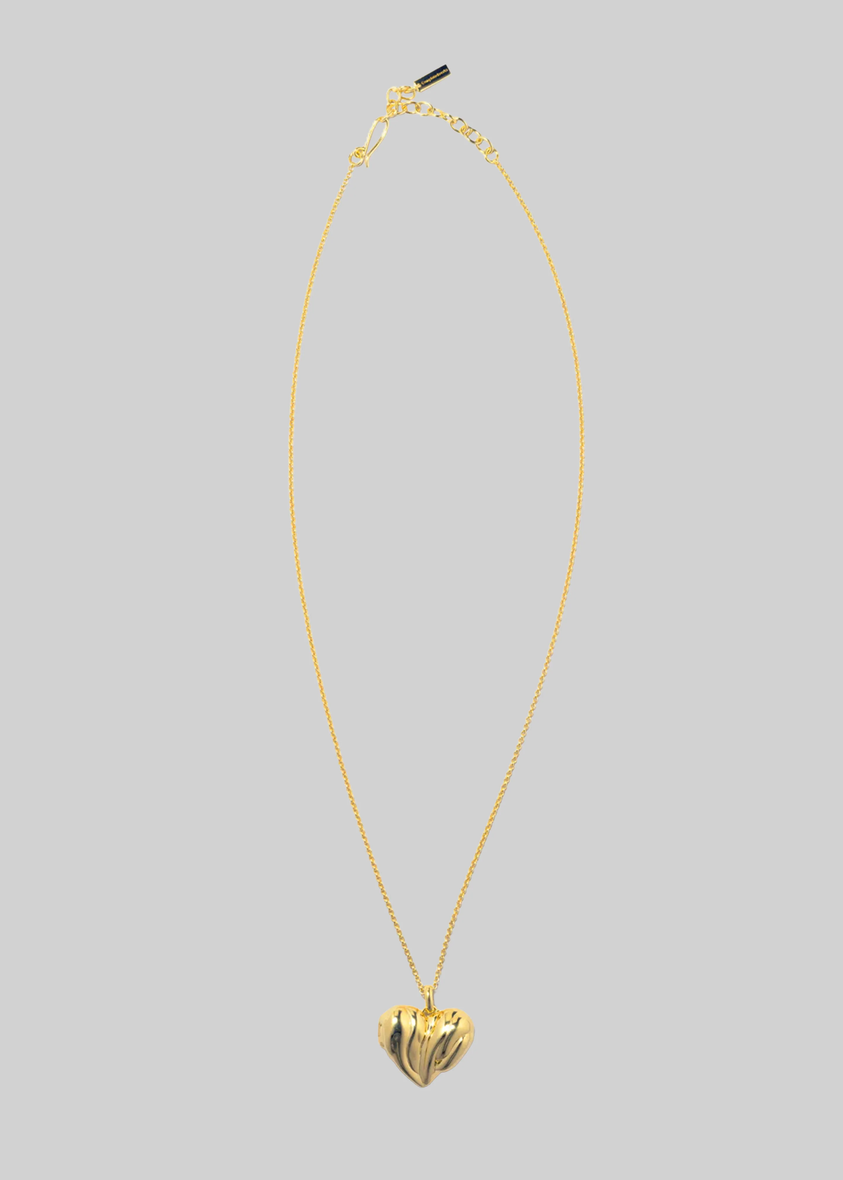 Completedworks Heart Locket Pendant Necklace - Gold - Image 5