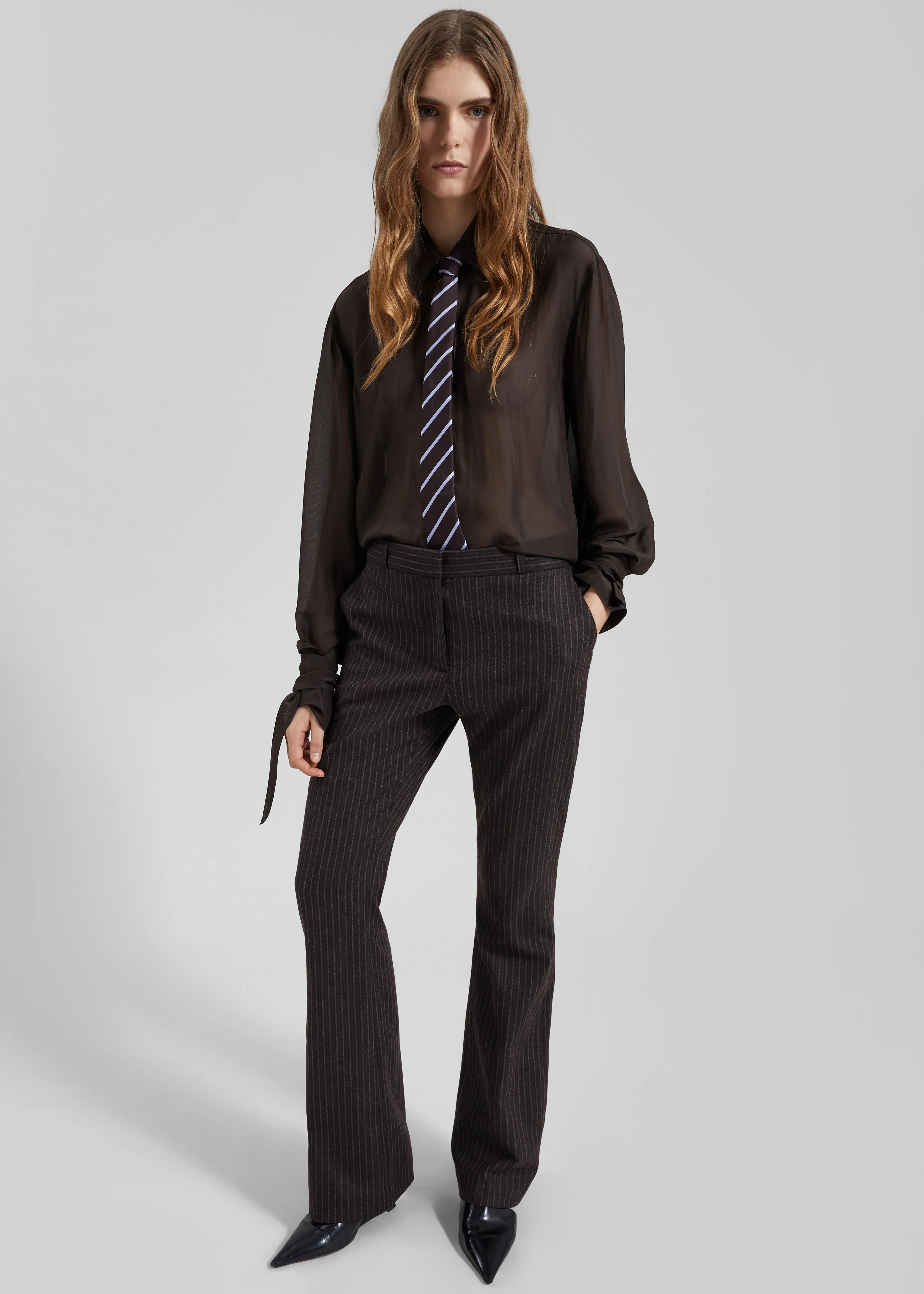 Coperni Boyfriend Pants - Brown