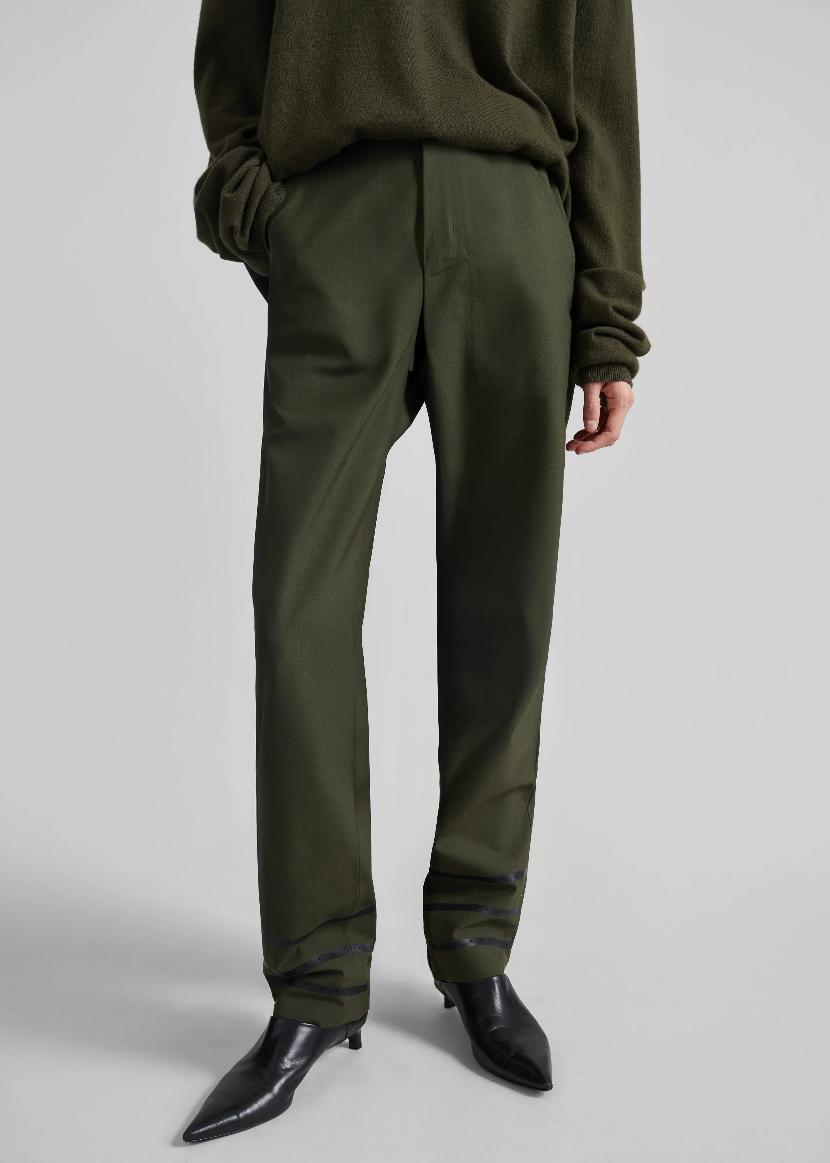 Coperni Technical Tailored Pants - Green