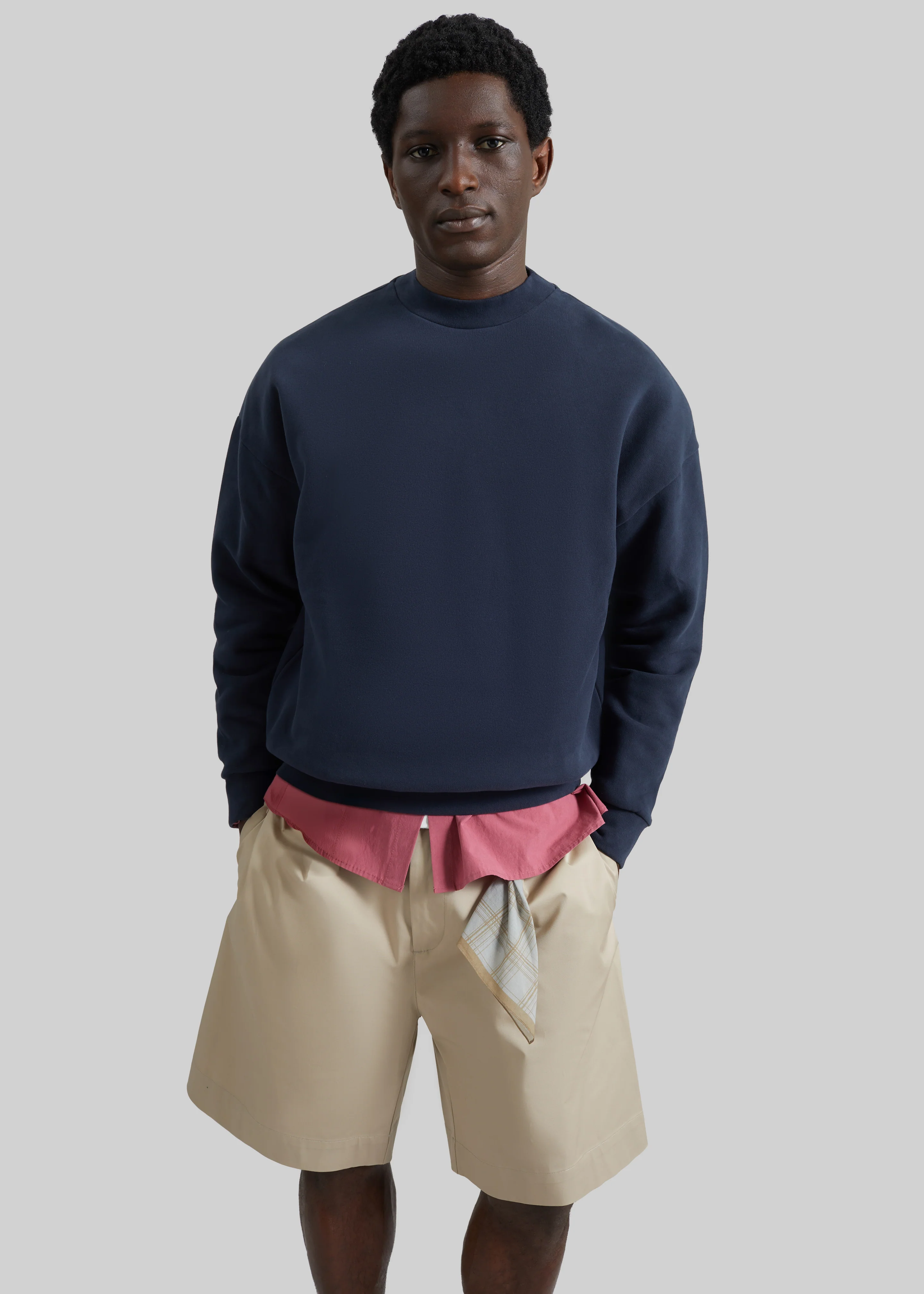 Darkpark Ben Crewneck Sweatshirt - Blue Navy