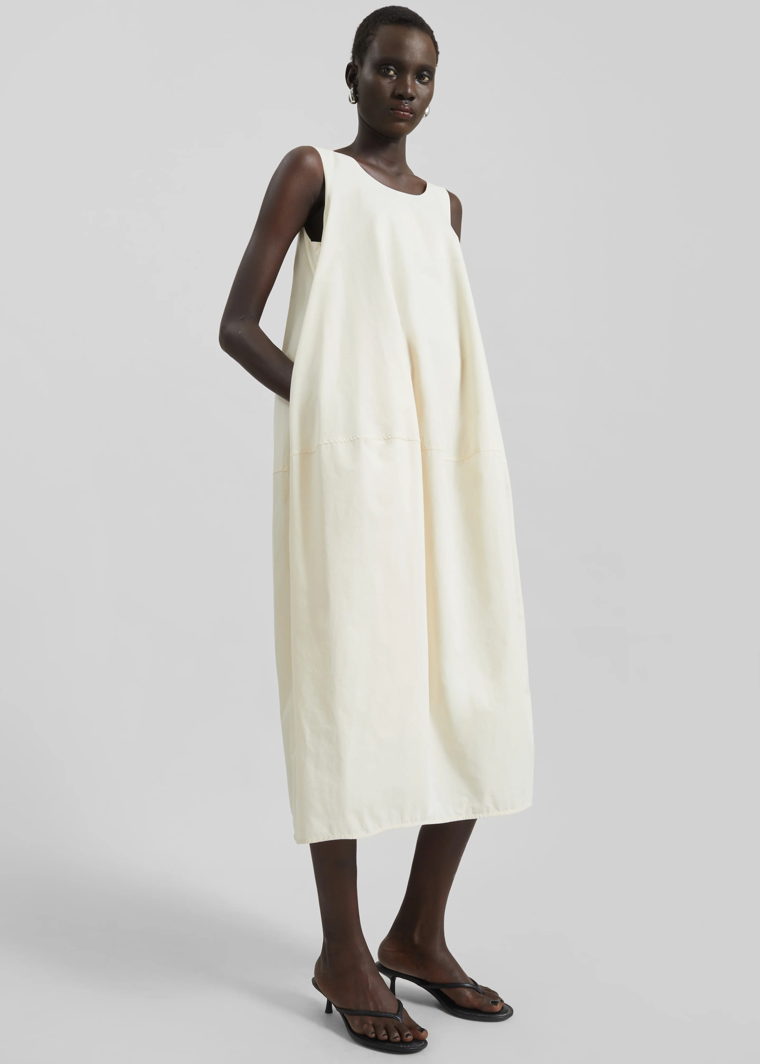 Delane Cocoon Dress - Cream