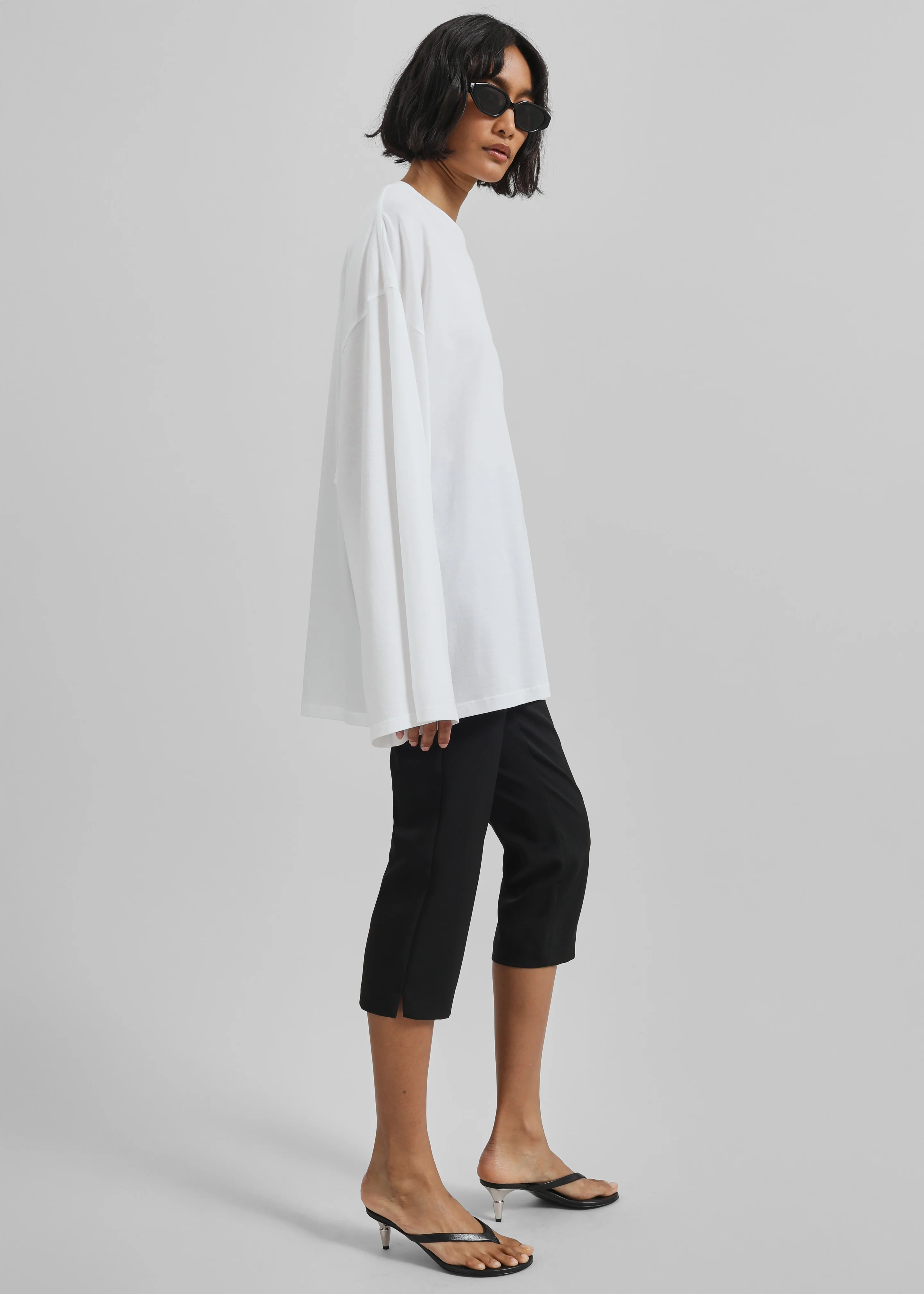 Emersyn Capri Pants - Black - Image 4