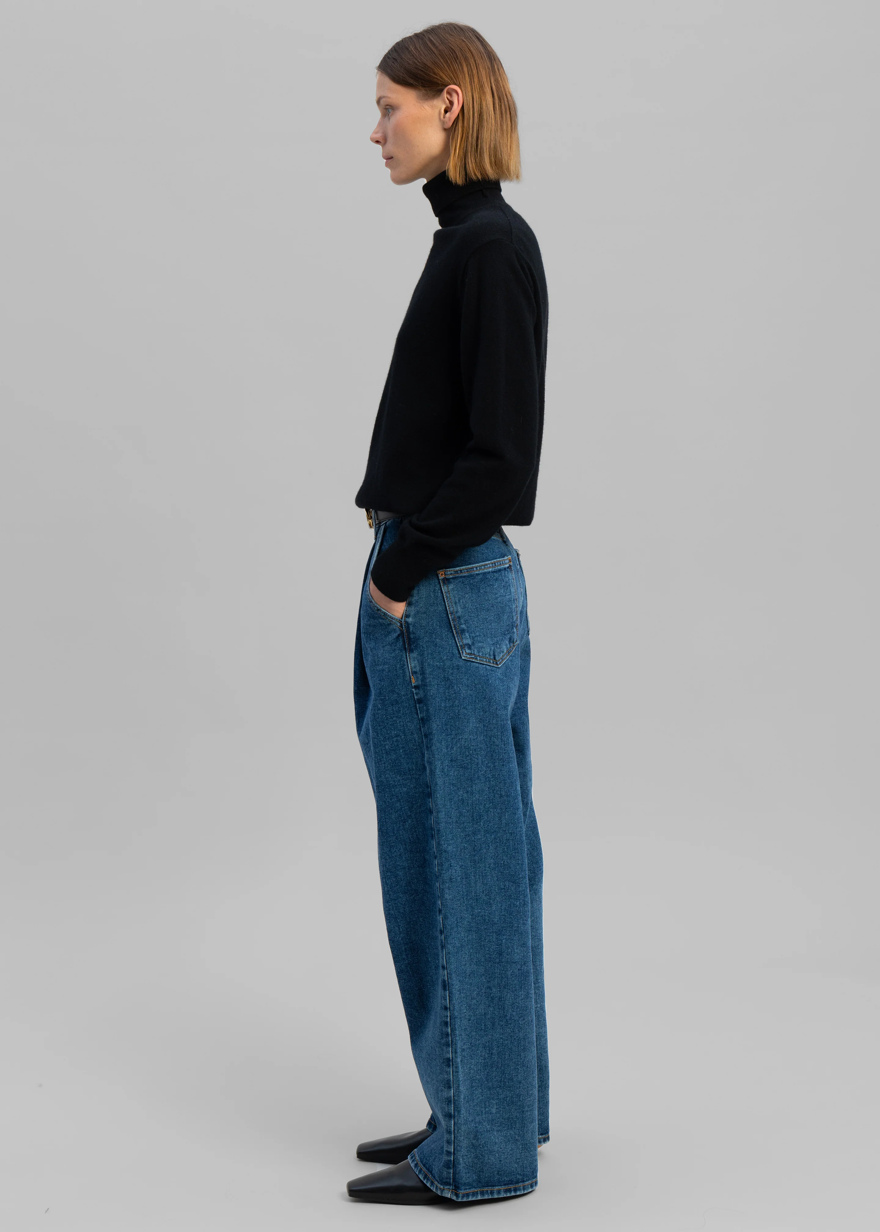 Isabella Denim Pants - Medium Wash - Image 3