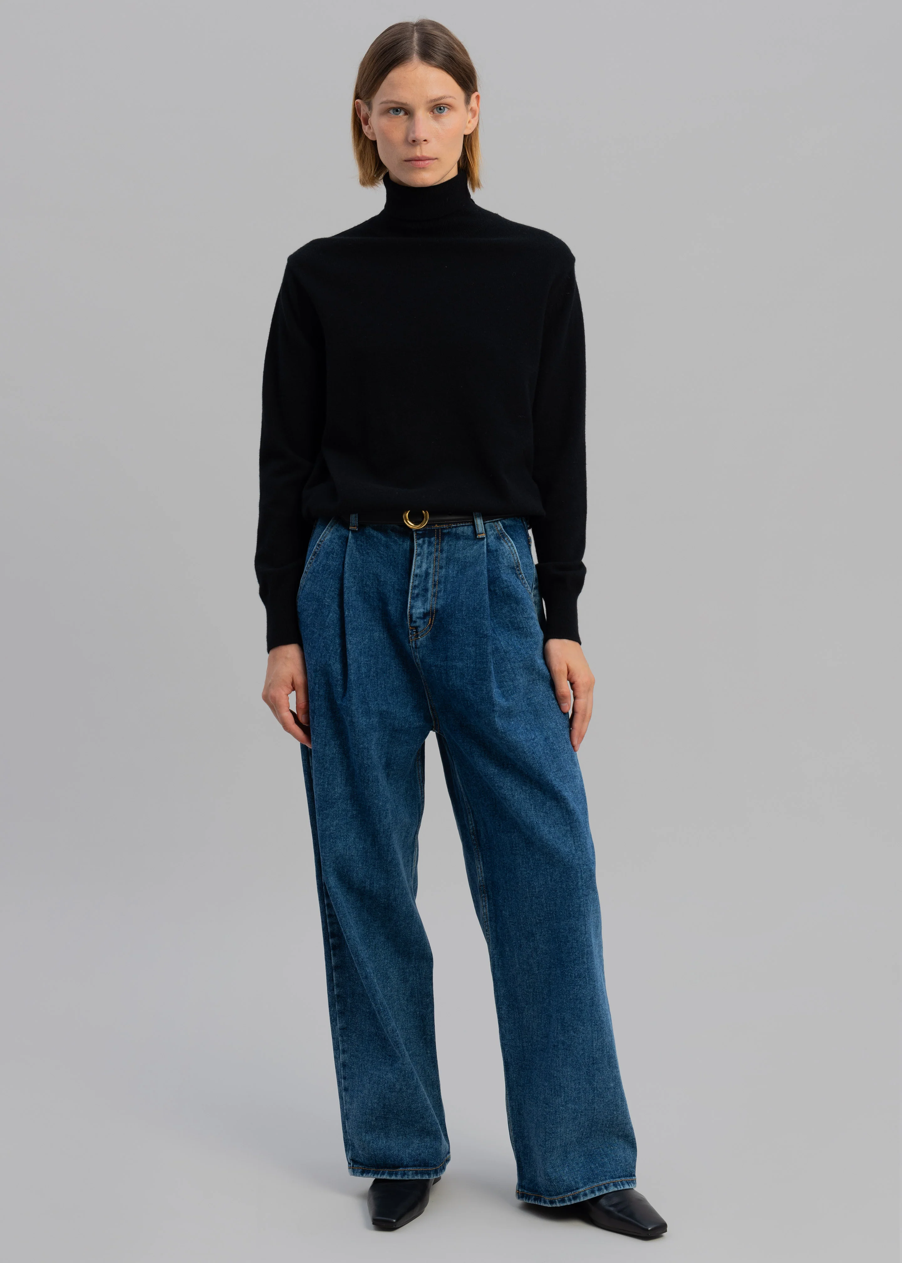 Isabella Denim Pants - Medium Wash - Image 4