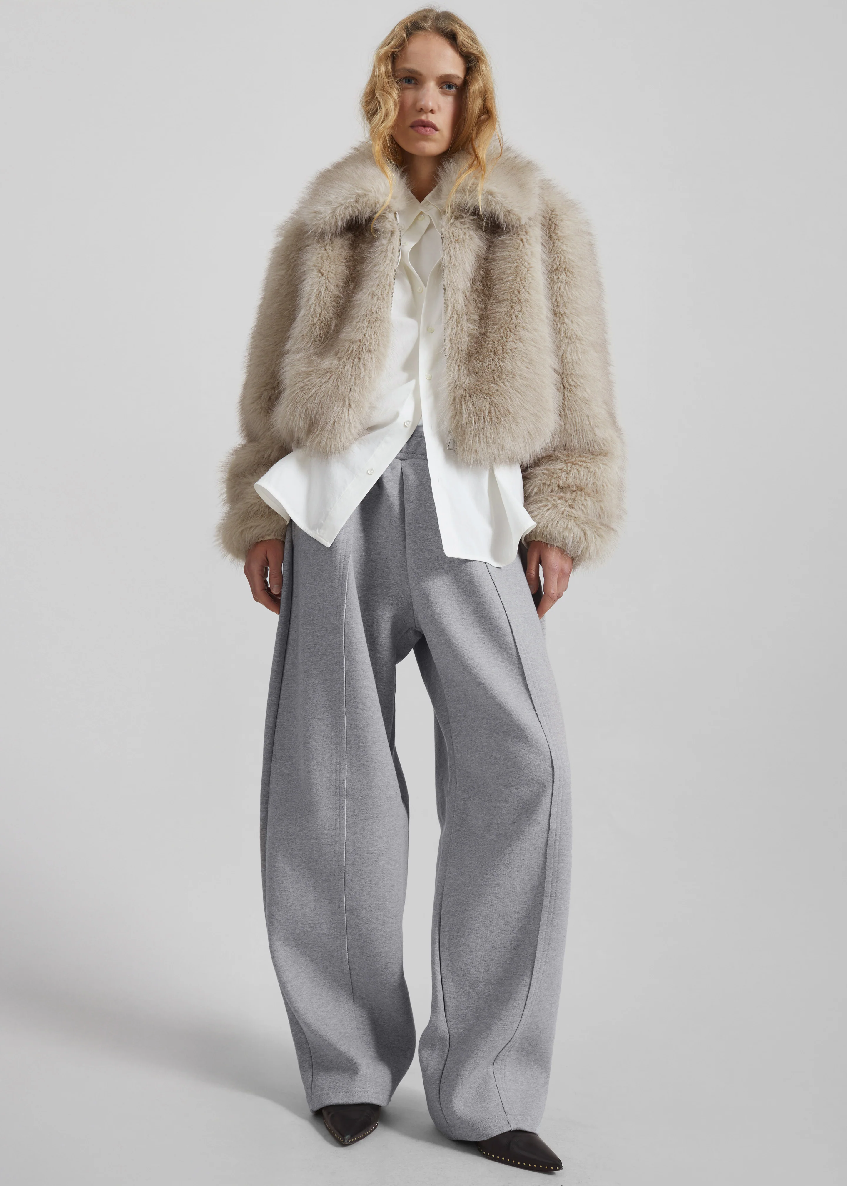Keane Tapered Sweatpants - Grey