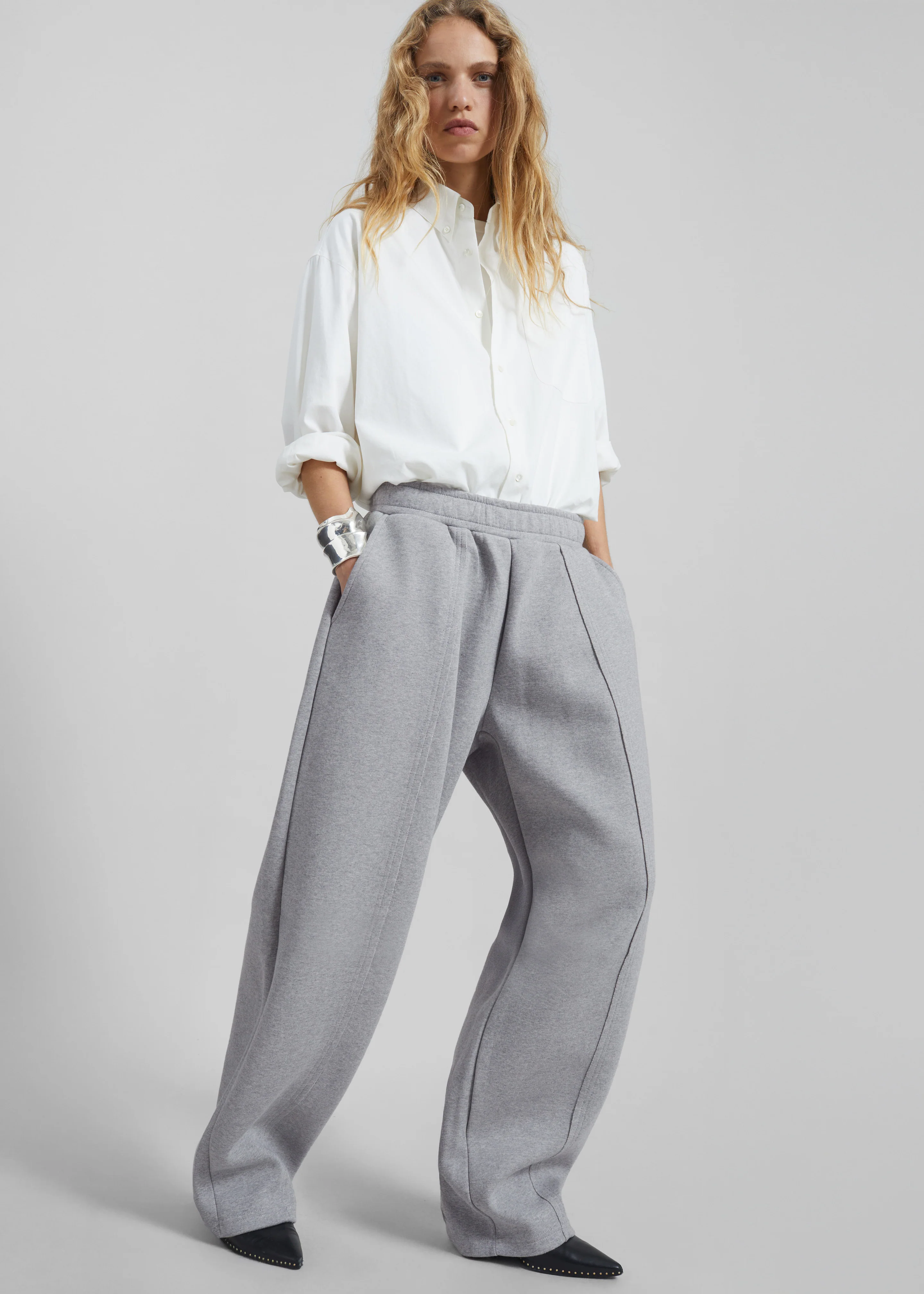 Keane Tapered Sweatpants - Grey - Image 2