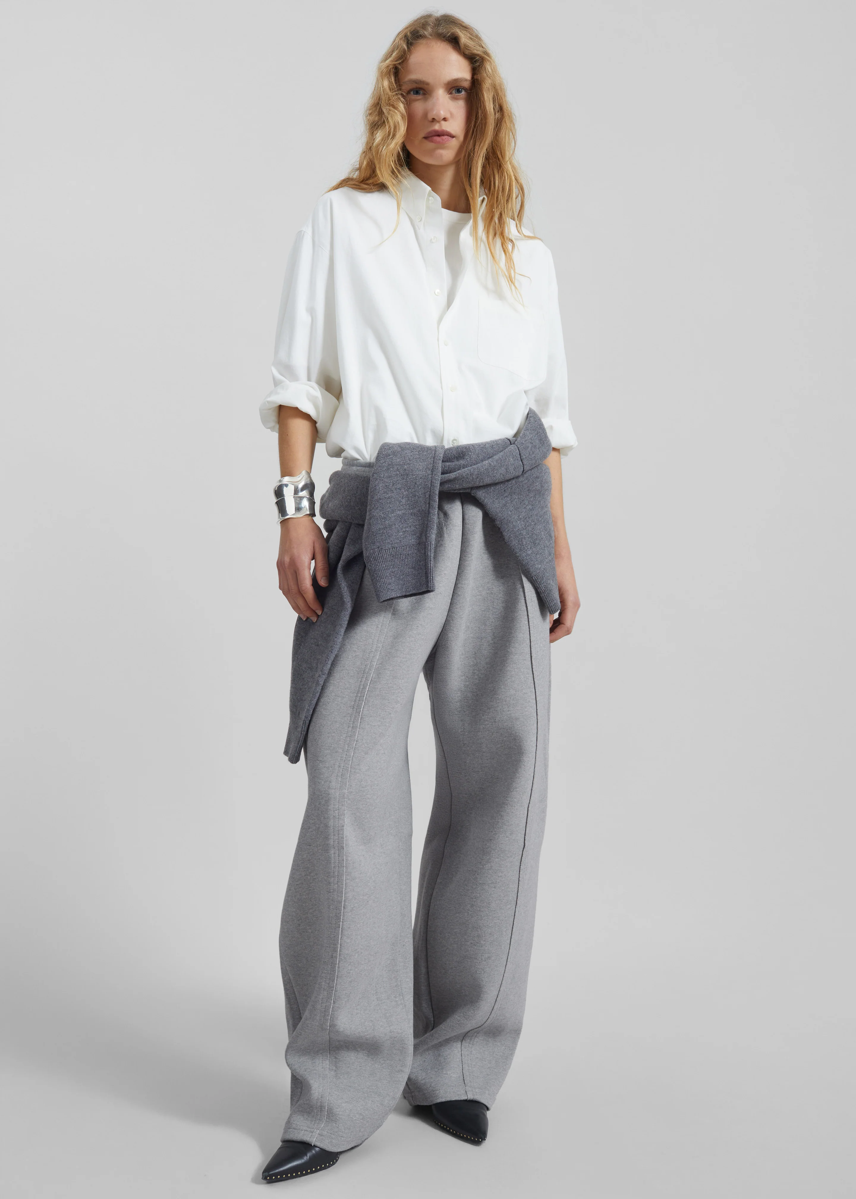 Keane Tapered Sweatpants - Grey - Image 3