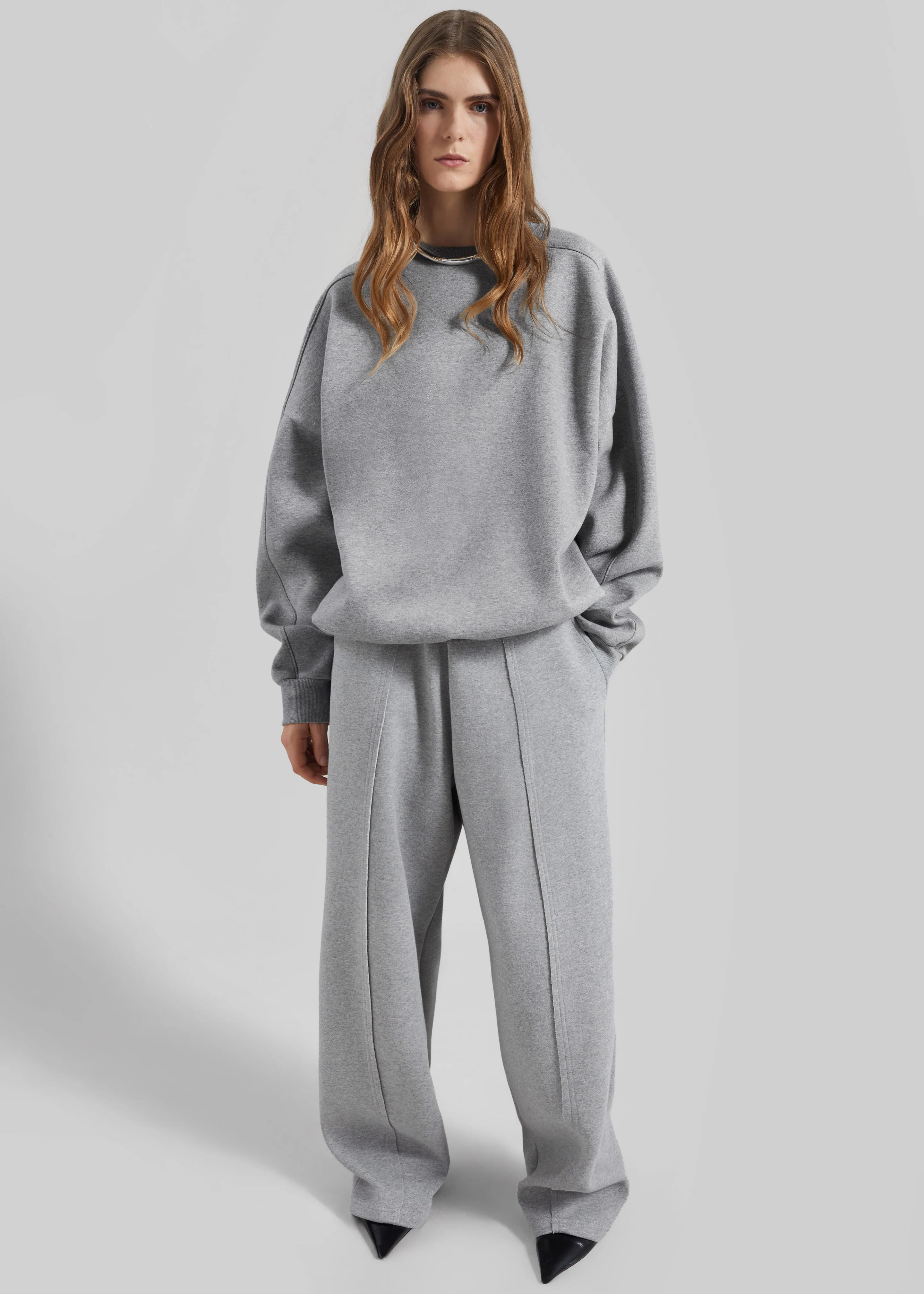 Keane Tapered Sweatpants - Grey - Image 5
