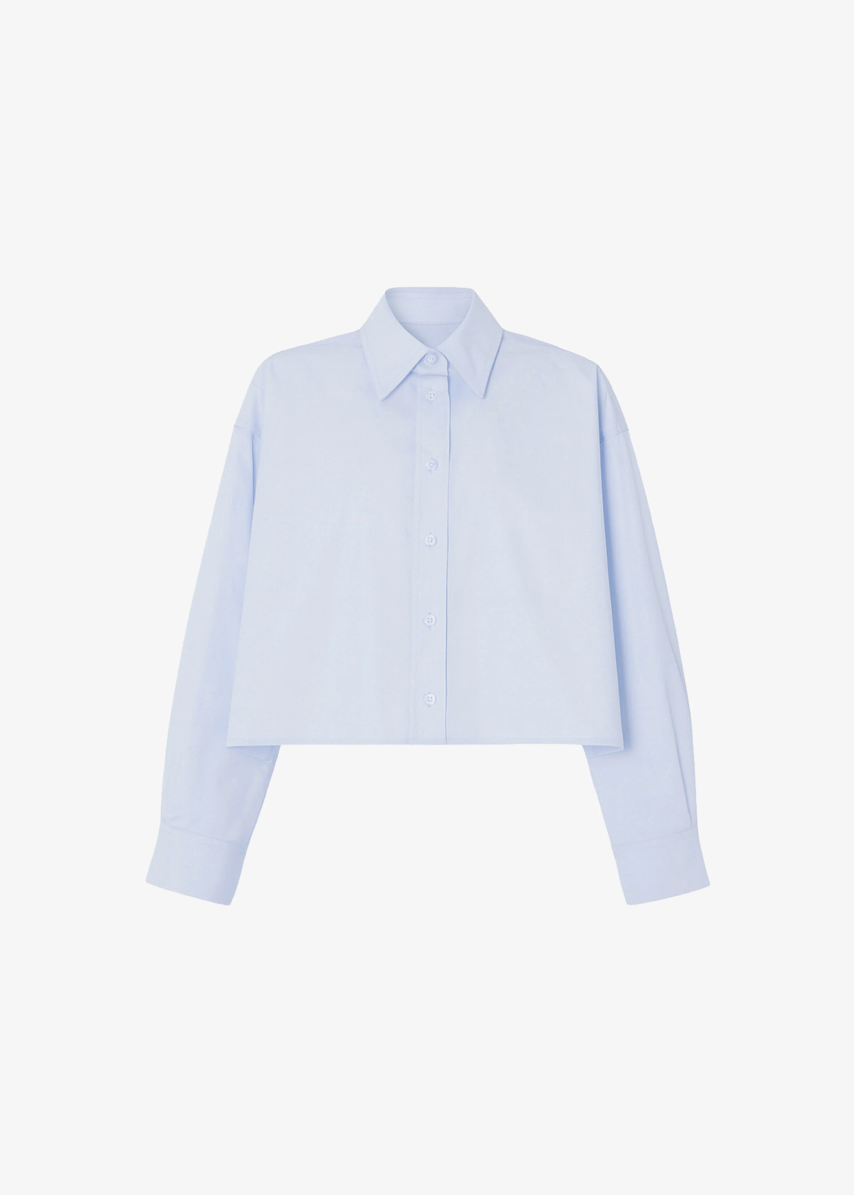Kersey Boxy Shirt - Sky Blue - Image 10