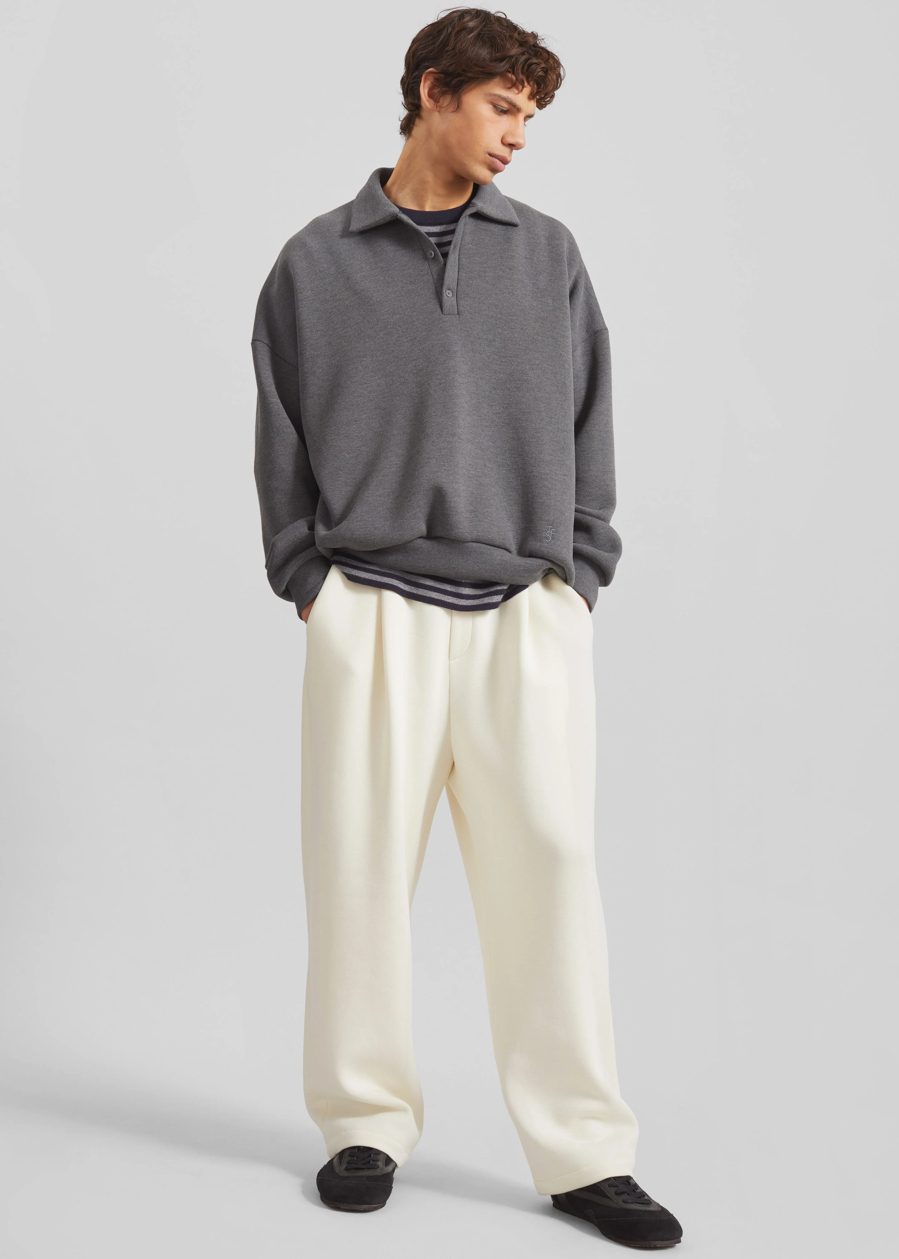 Lenham Straight Pants - Ivory - Image 4
