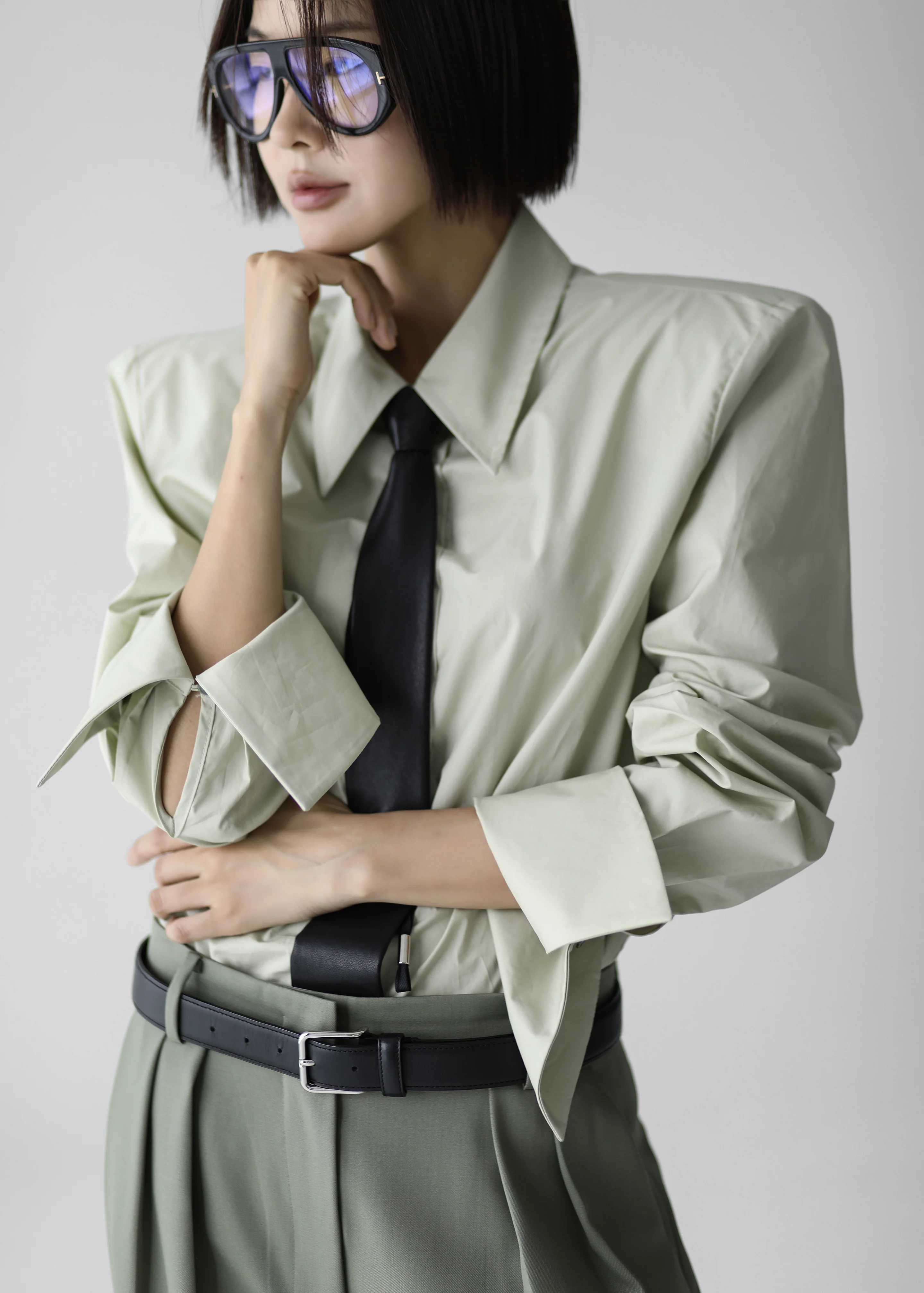 Leuven Padded Shirt - Sage