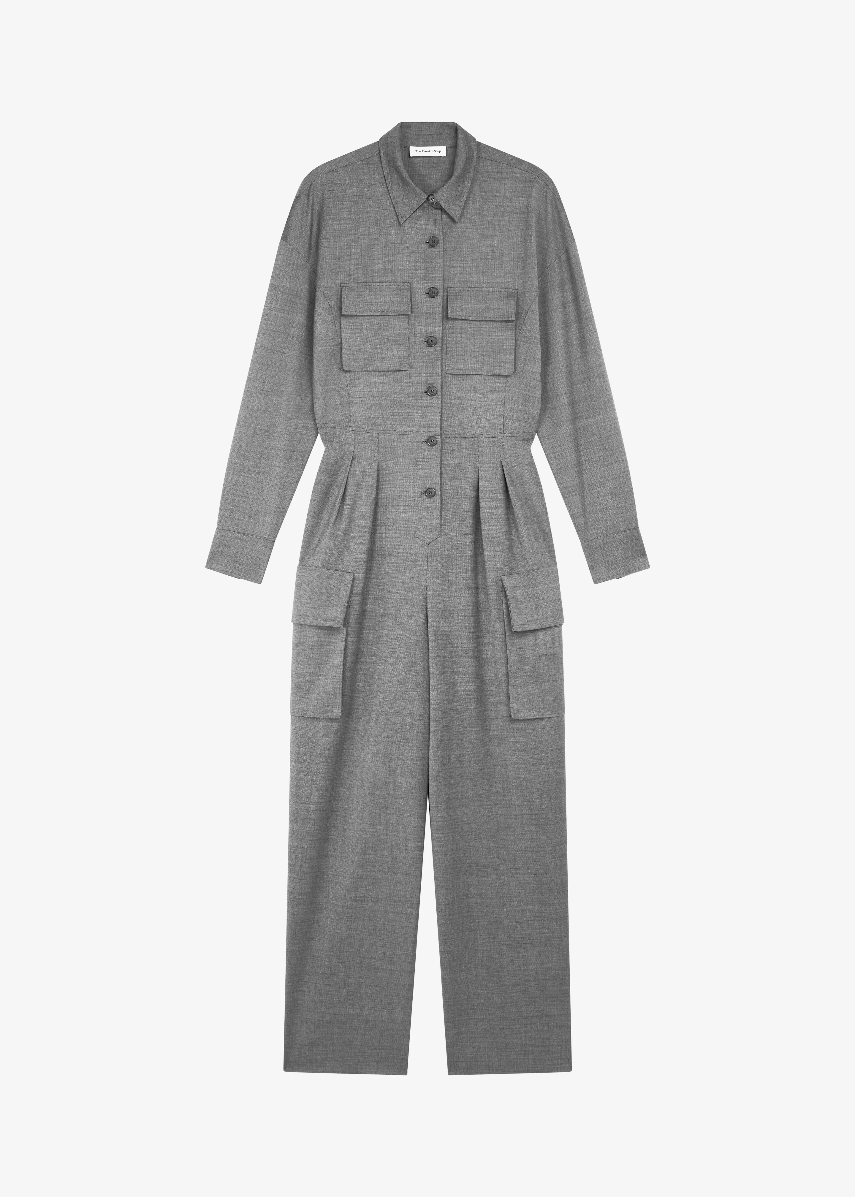 Linda Jumpsuit - Grey Melange - Image 9