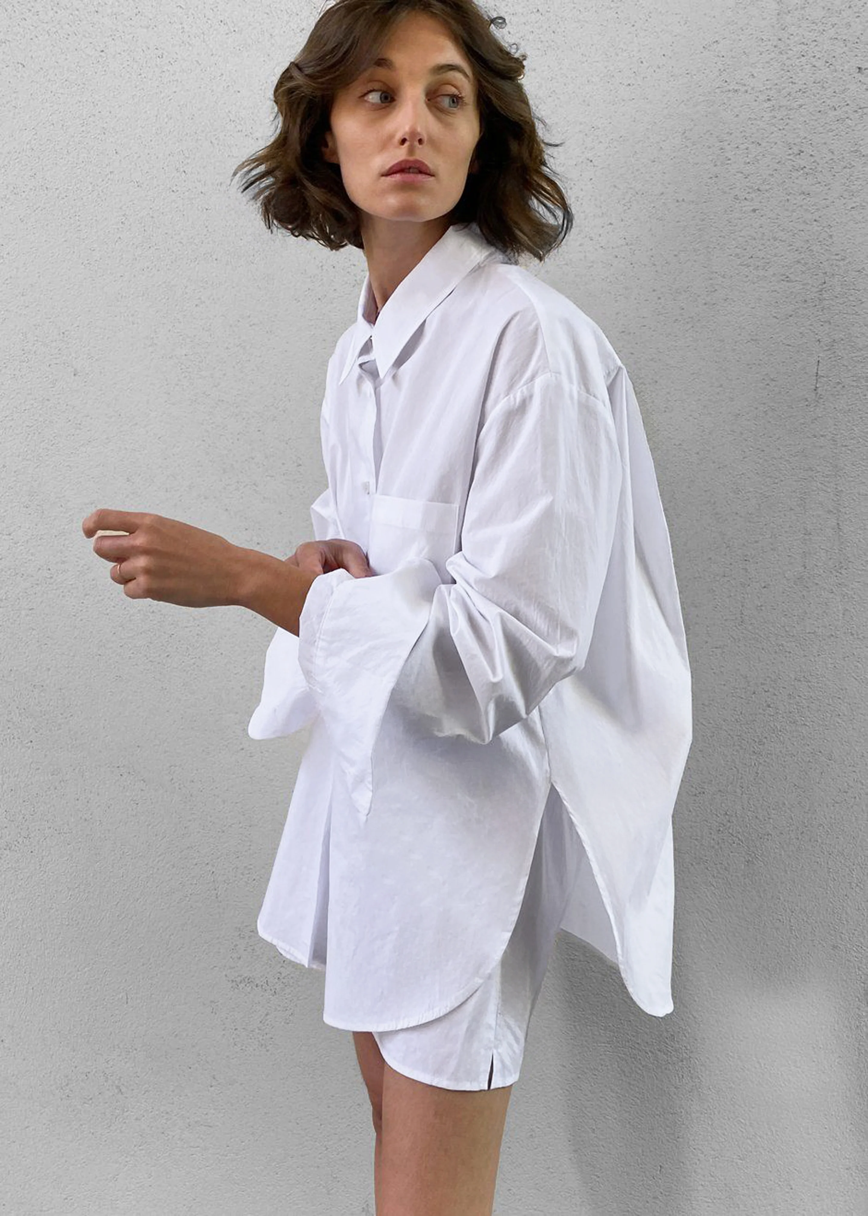 Lui Organic Cotton Shirt - White - Image 4