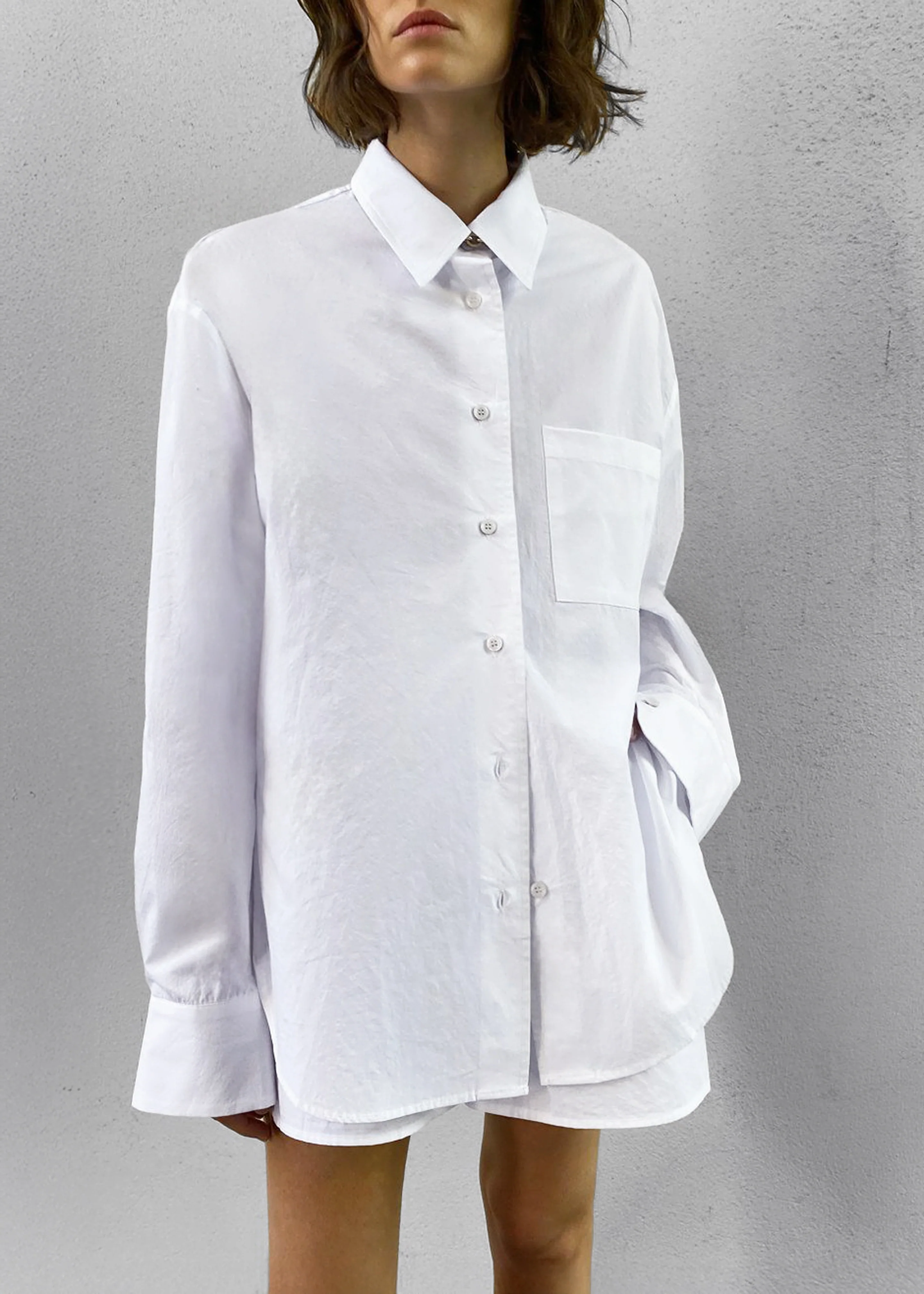 Lui Organic Cotton Shirt - White - Image 6