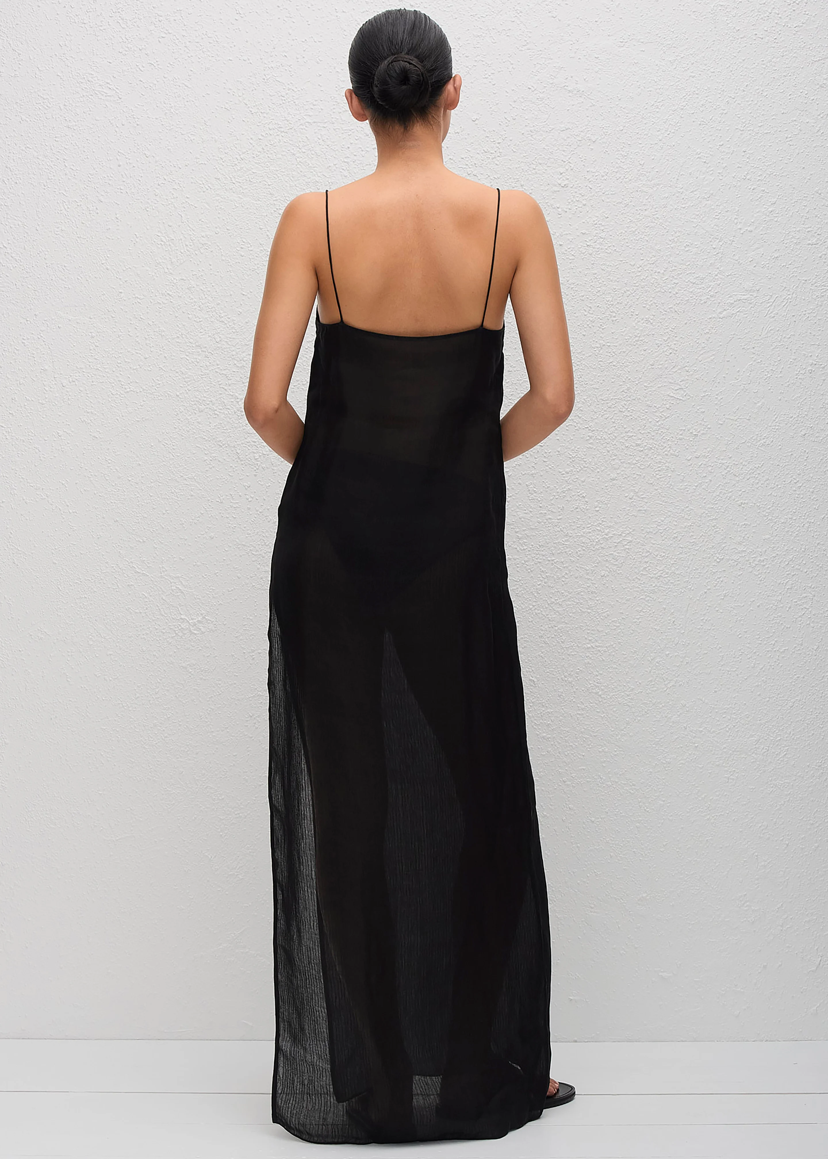 Matteau Sheer Cami Dress - Black - Image 6
