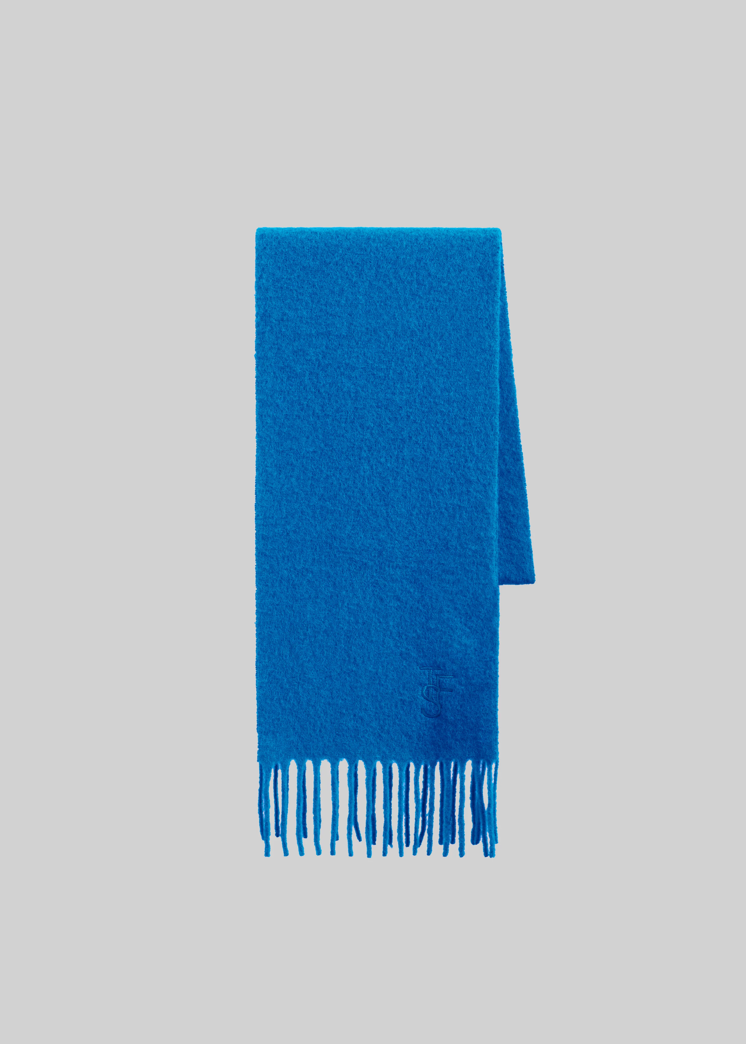 Olari Alpaca Blend Scarf - Royal Blue - Image 9