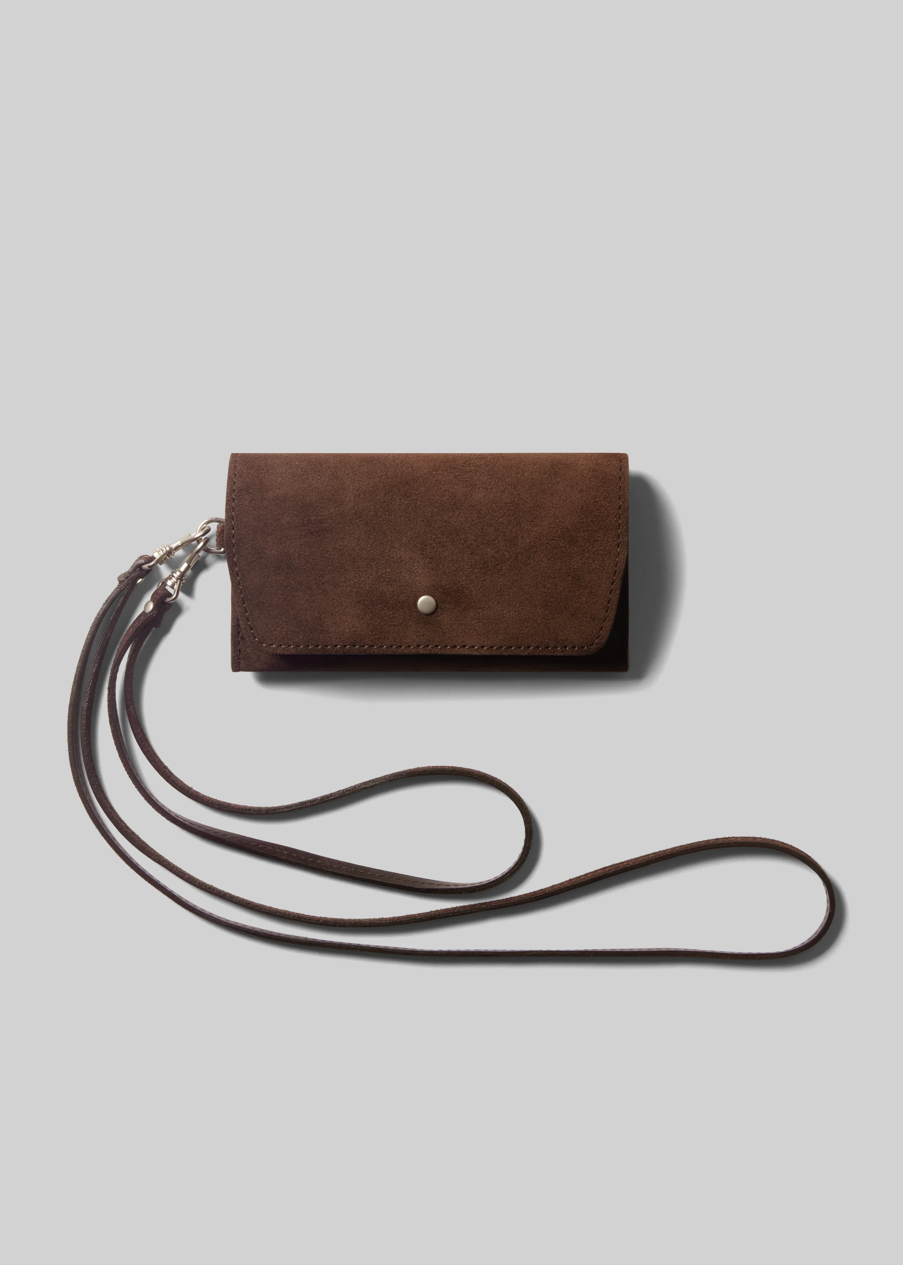 Olea Suede Eyewear Case - Brown