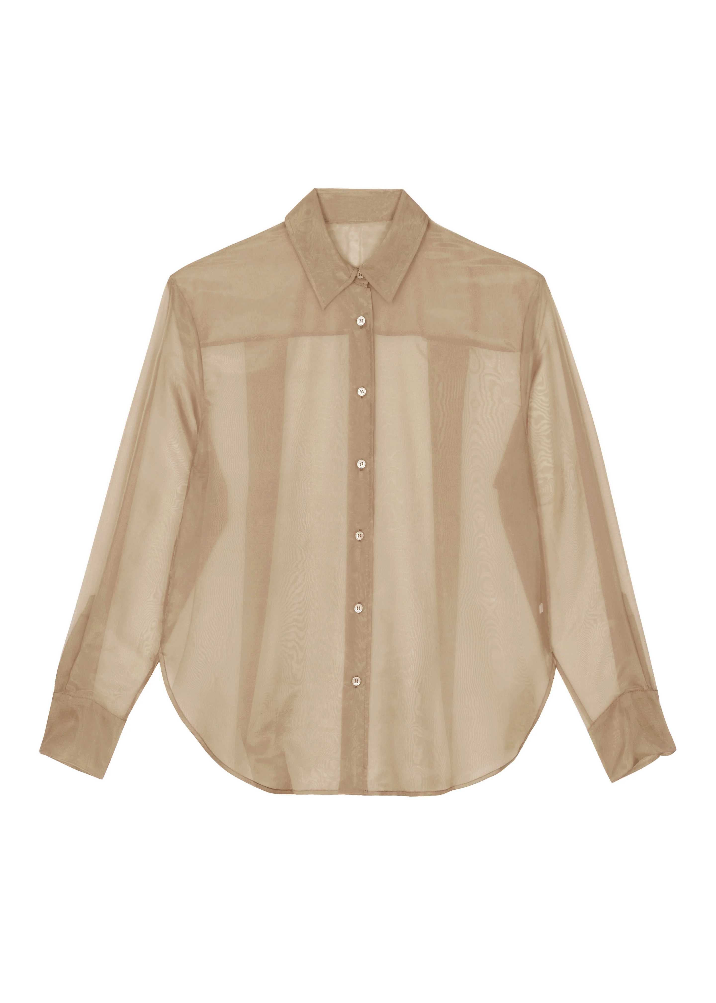 Peri Sheer Shirt - Desert Sand - Image 9