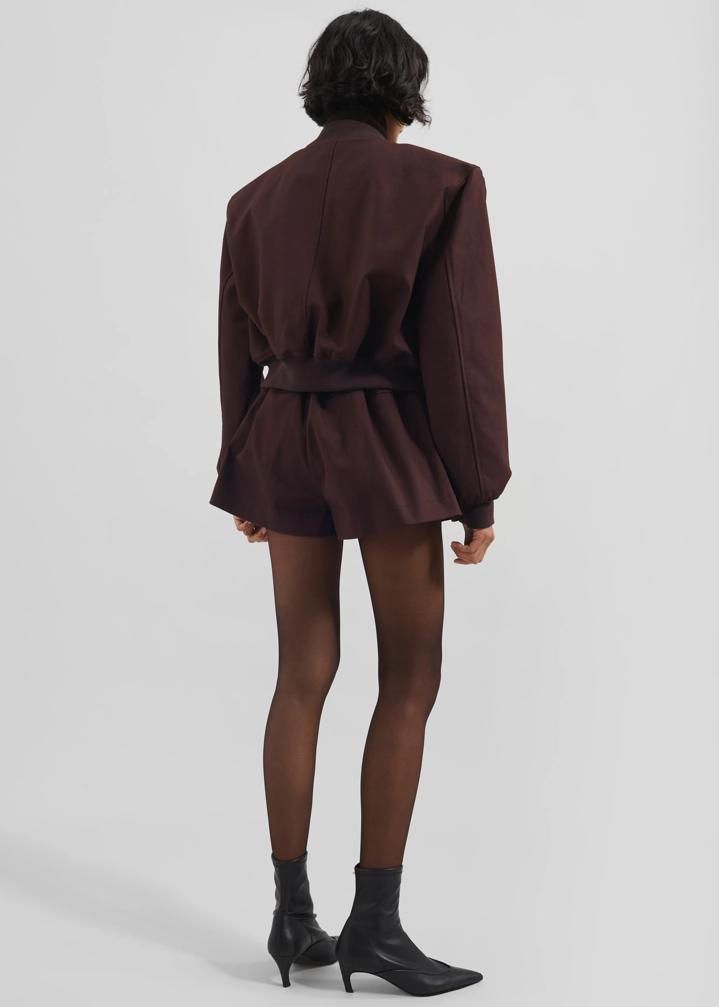 Pomona Shorts - Burgundy - Image 9