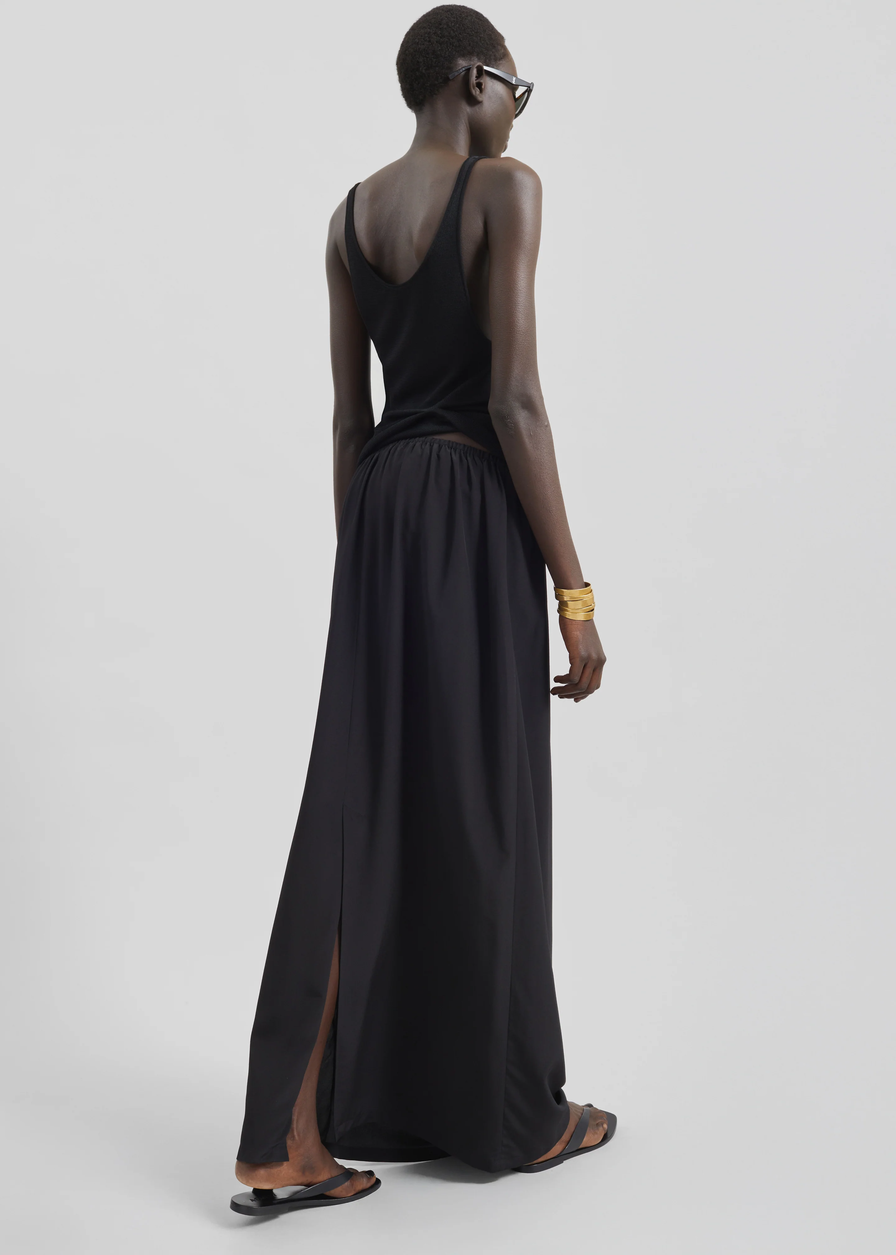 Rivo Knit Tank Top - Black - Image 7