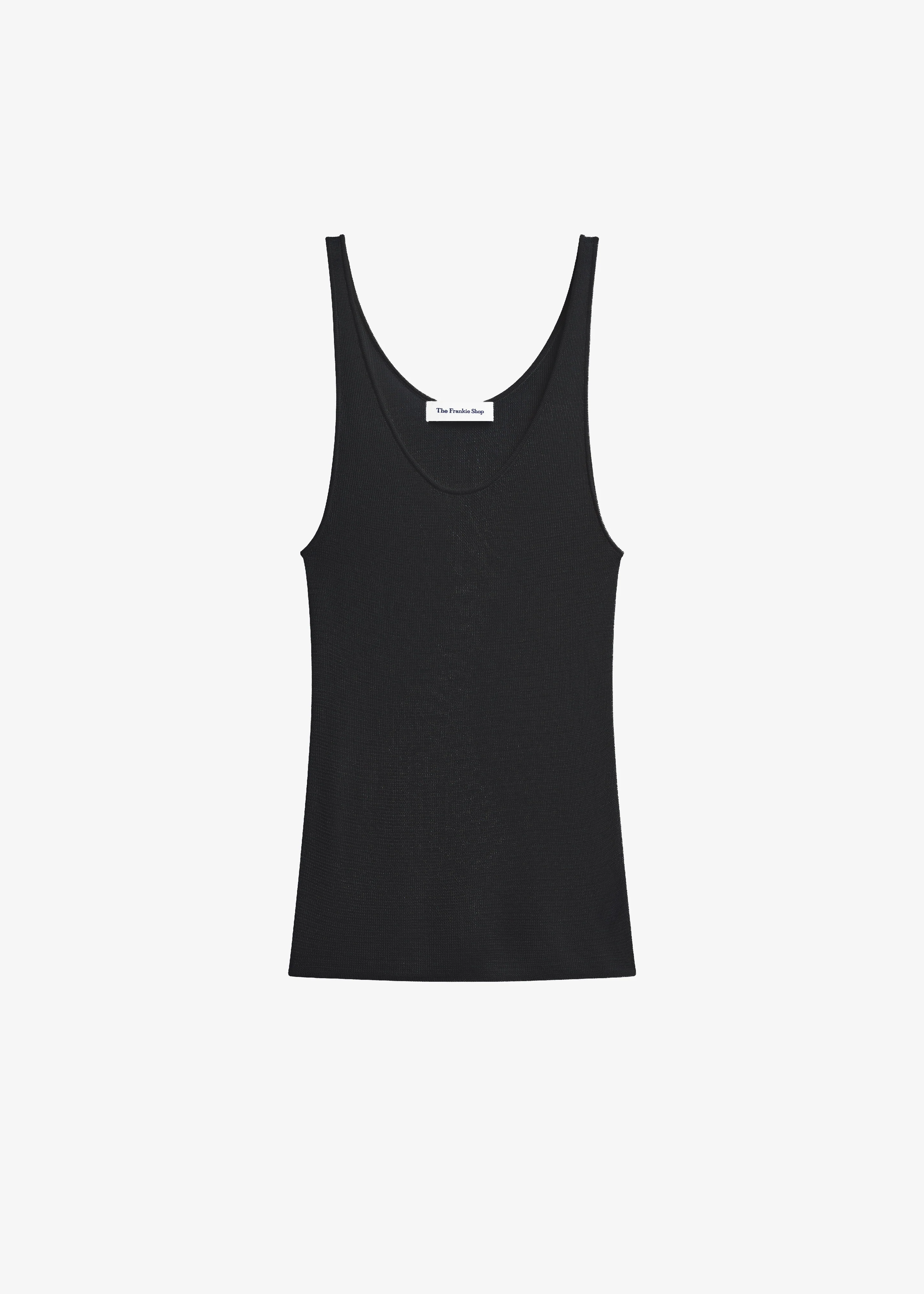 Rivo Knit Tank Top - Black - Image 8