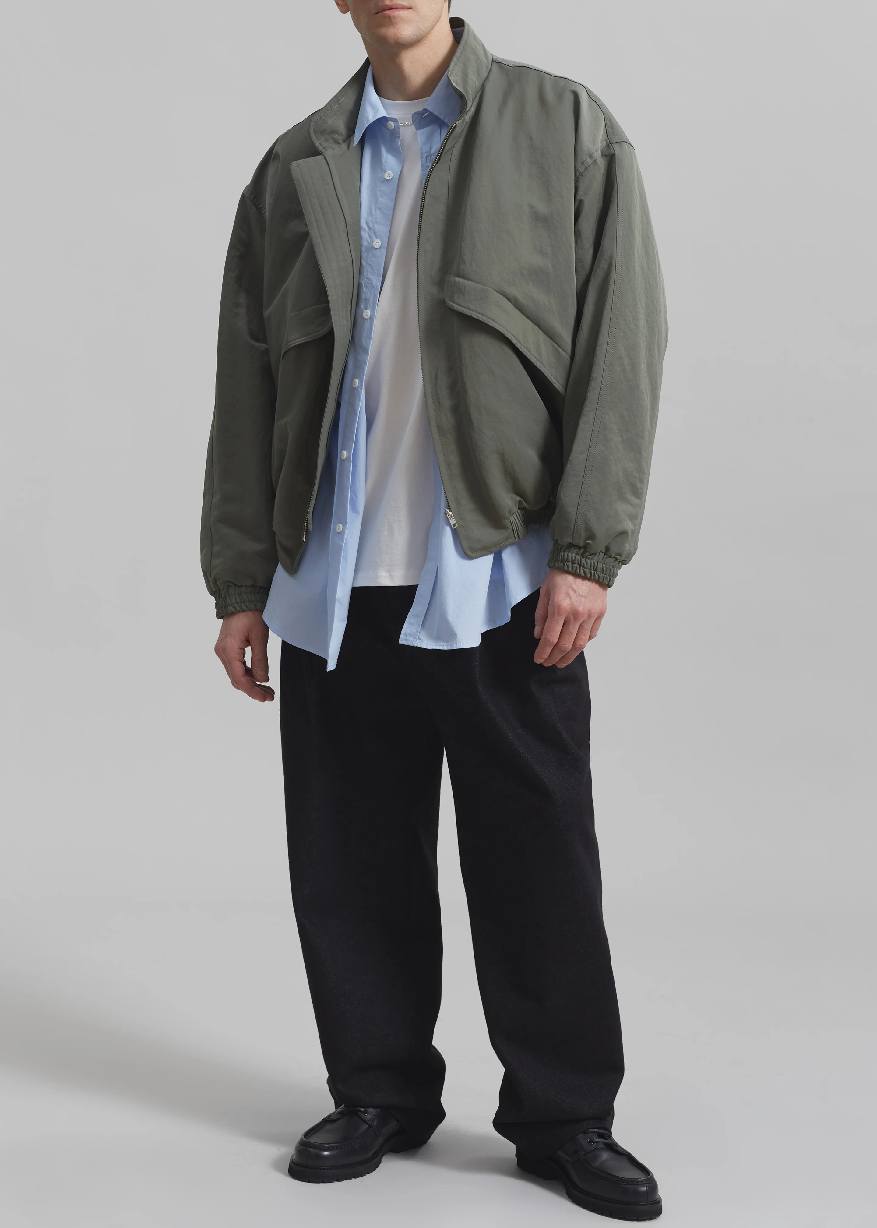 Seth Oversized Jacket - Khaki - Image 14
