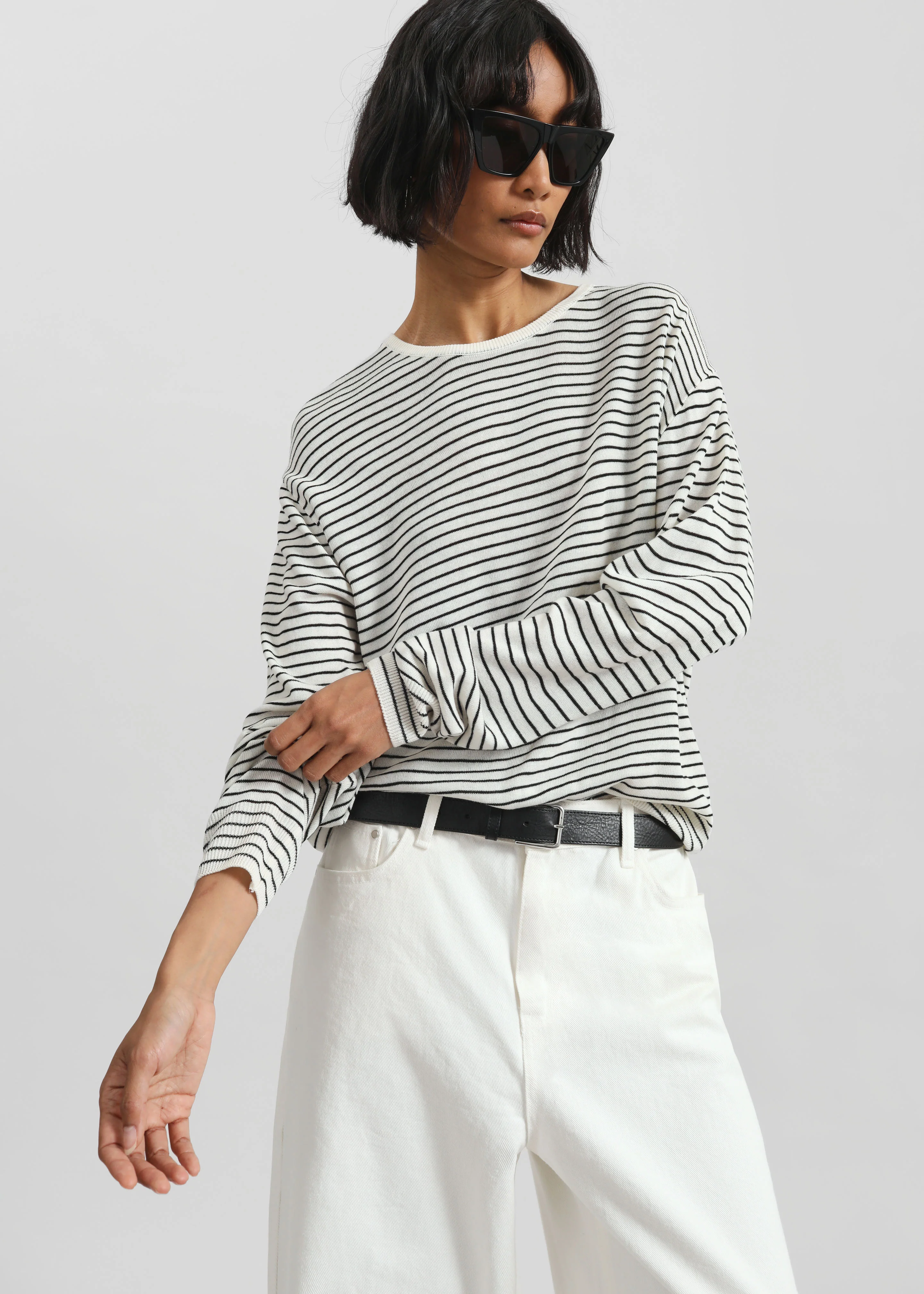 Simo Straight Jeans - White - Image 3