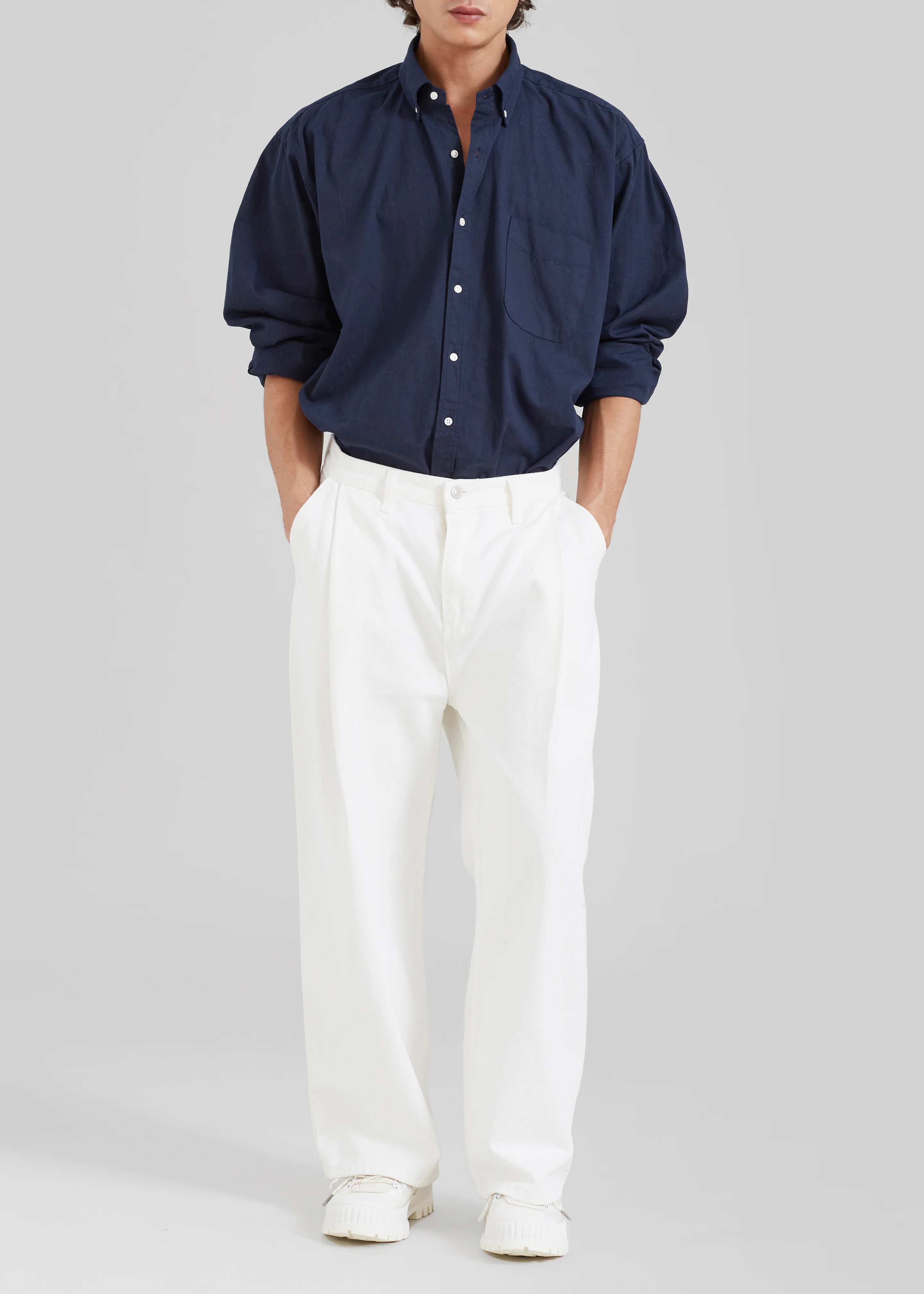 Sinclair Shirt - Navy - Image 10