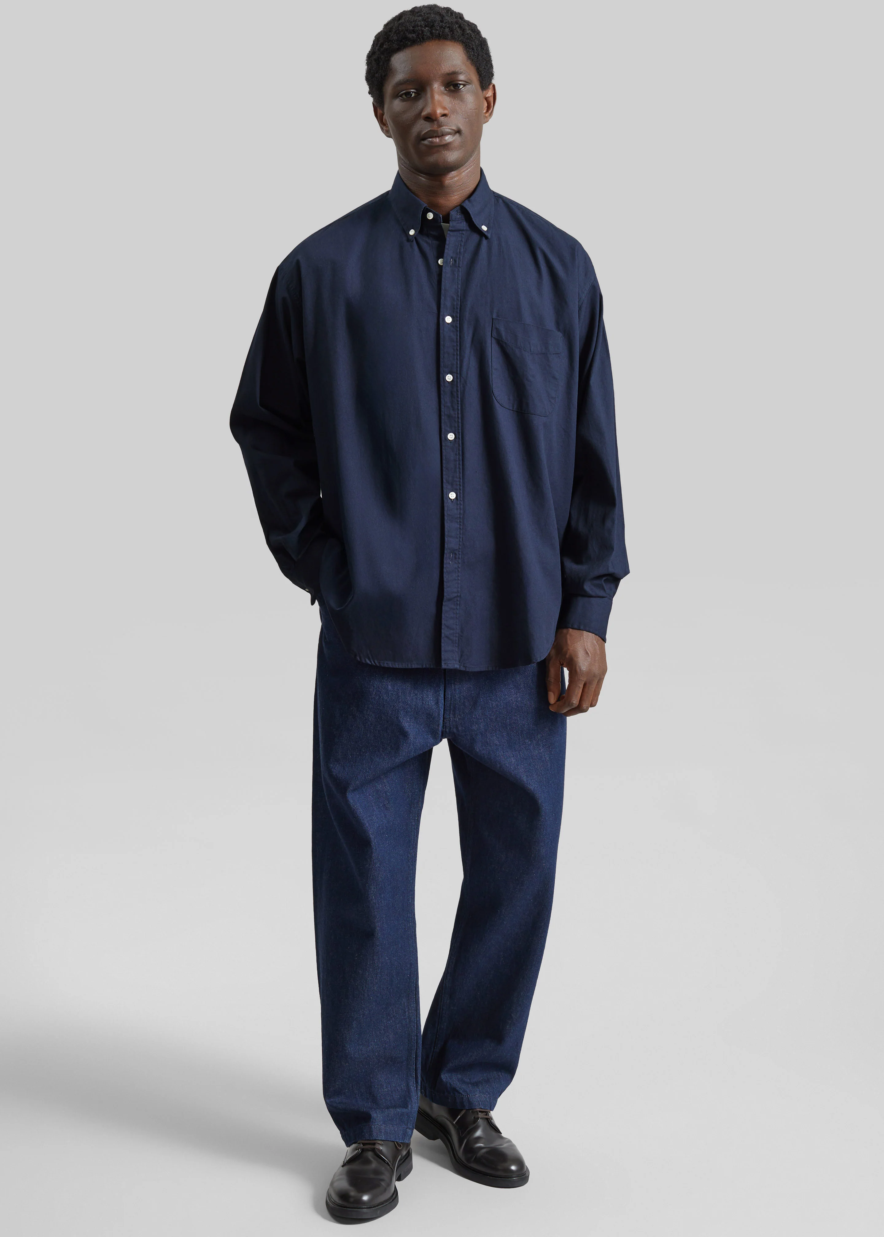 Sinclair Shirt - Navy - Image 3