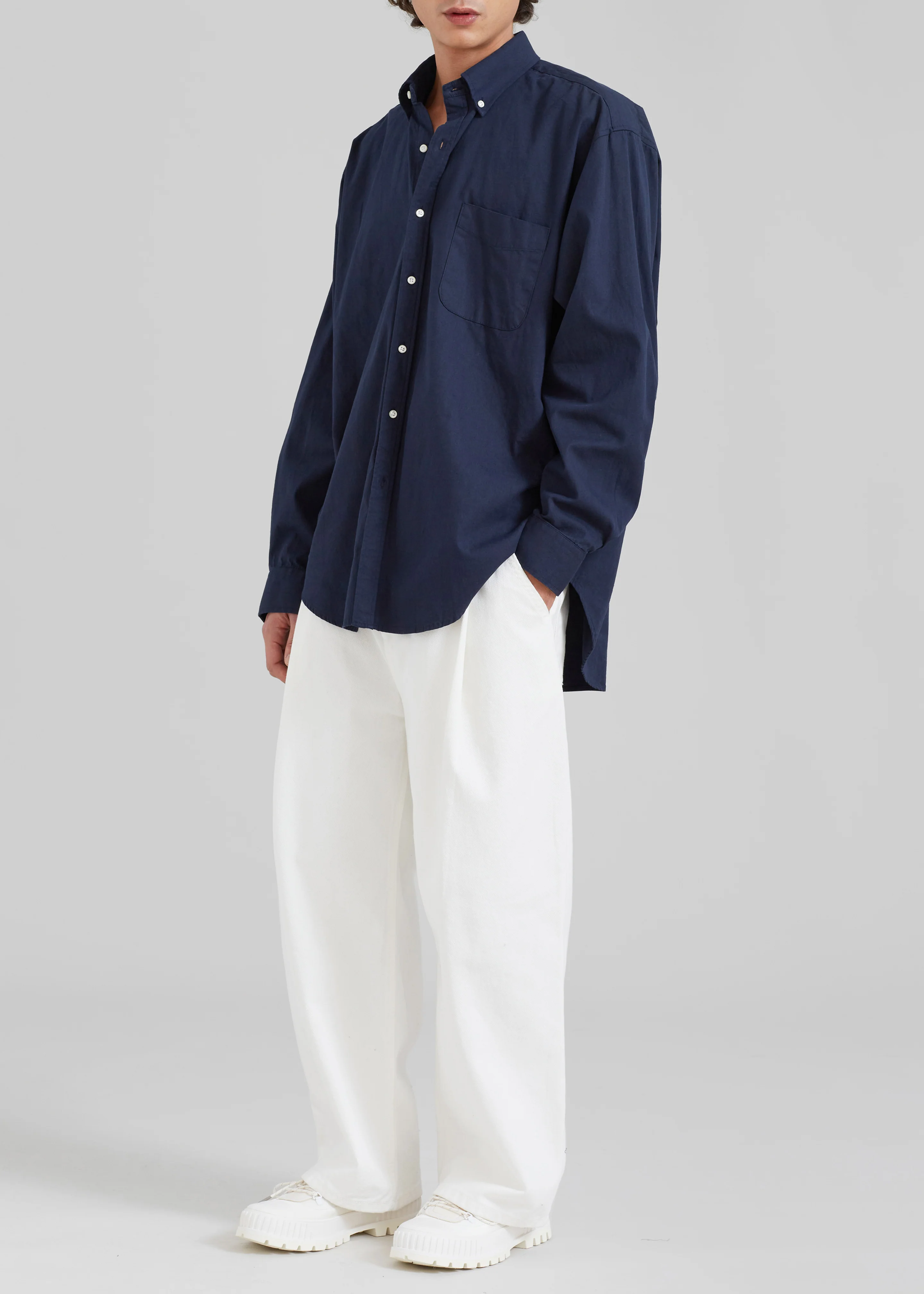 Sinclair Shirt - Navy - Image 7