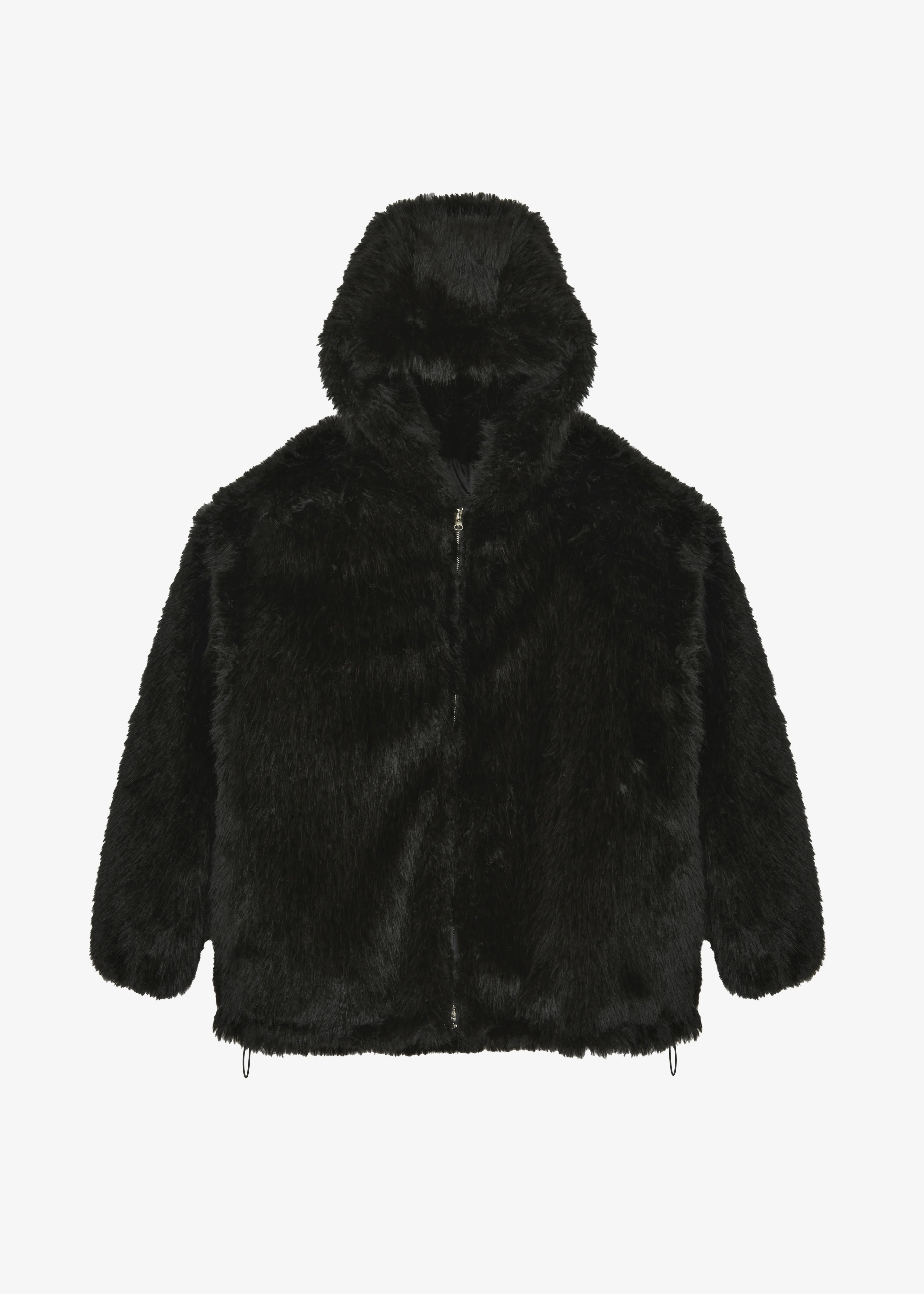 Skarn Faux Fur Jacket - Black - Image 8