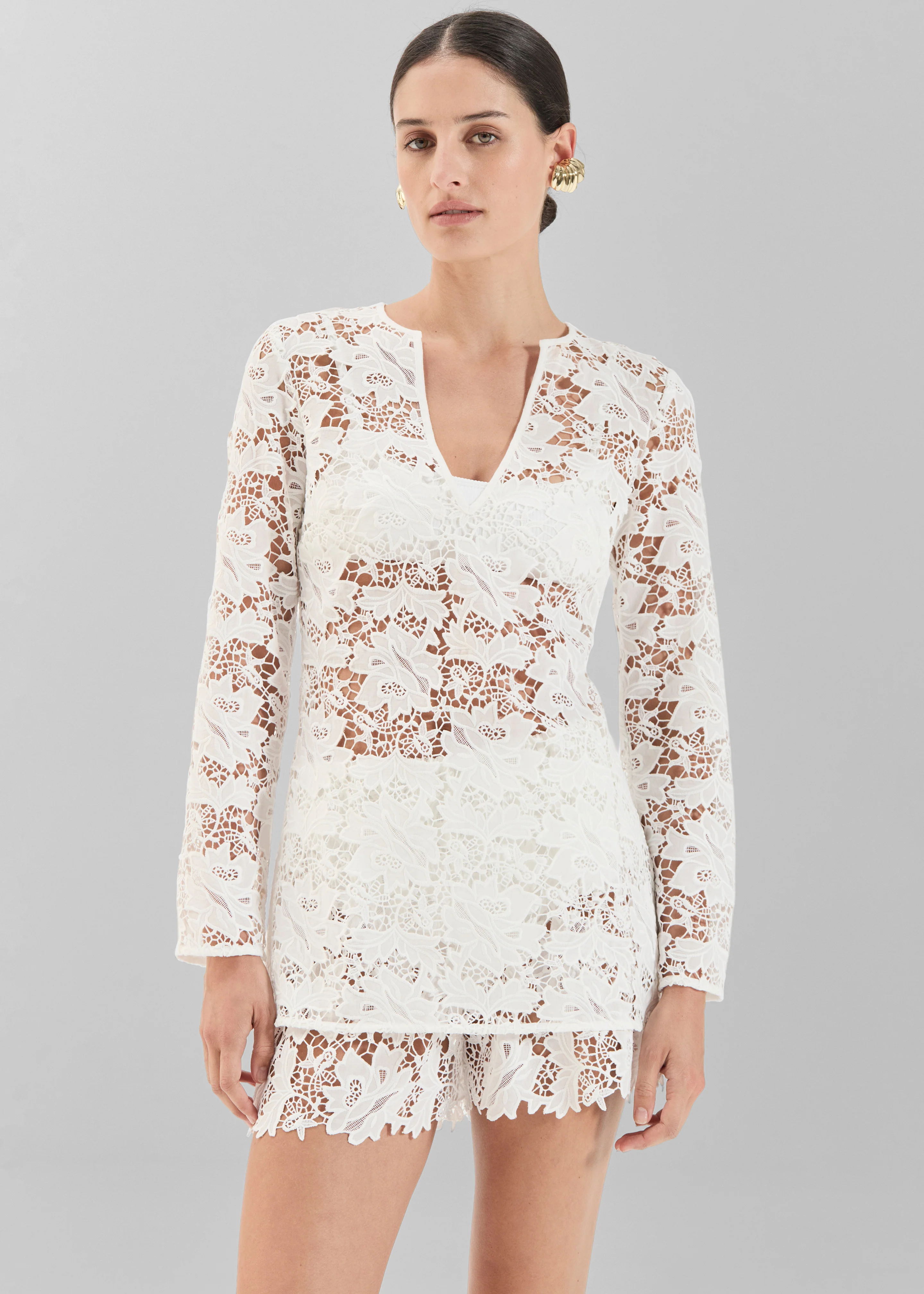 Solaqua Bonnie Shorts - Ivory - Image 3