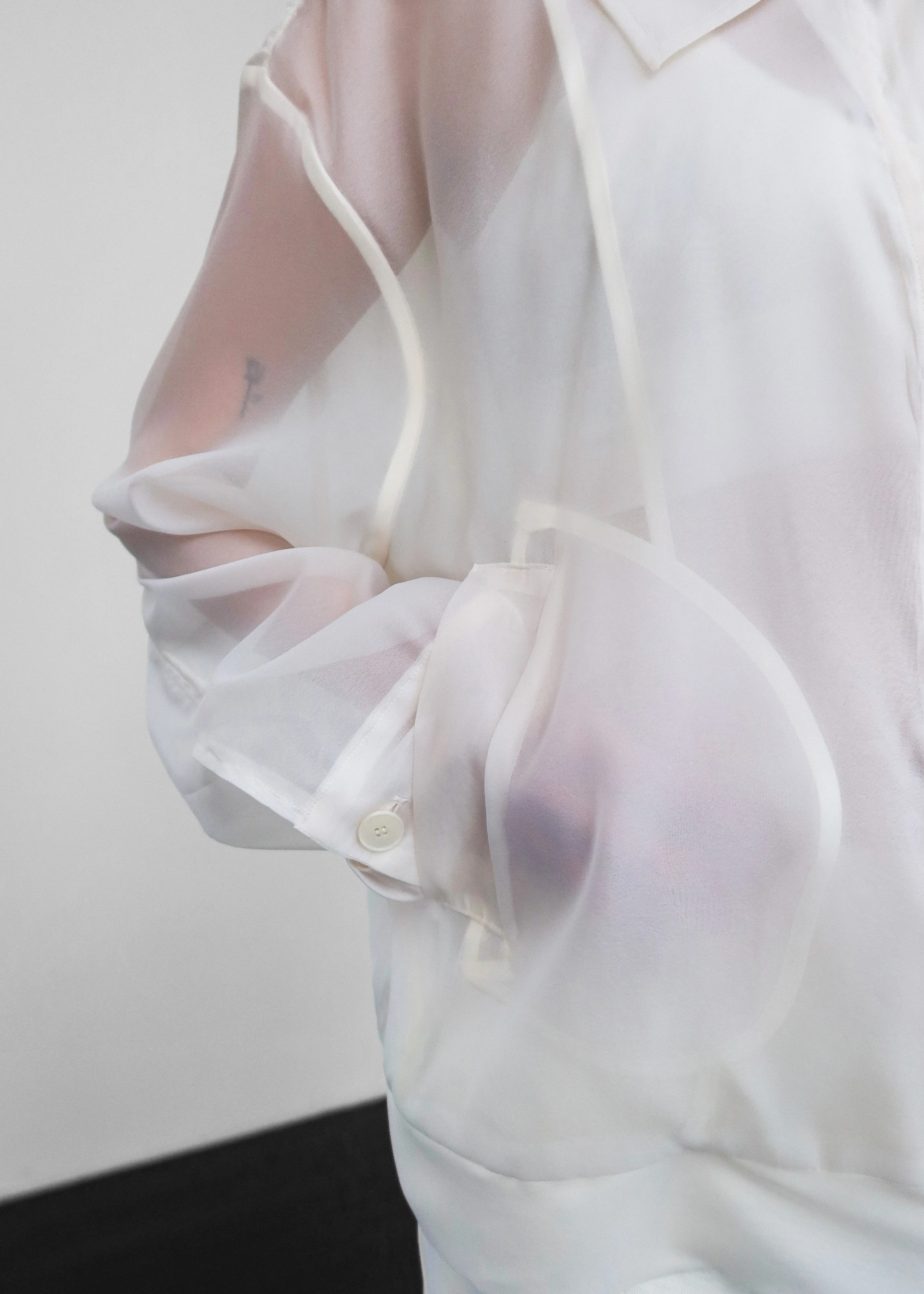 Soller Sheer Jacket - Ivory - Image 3