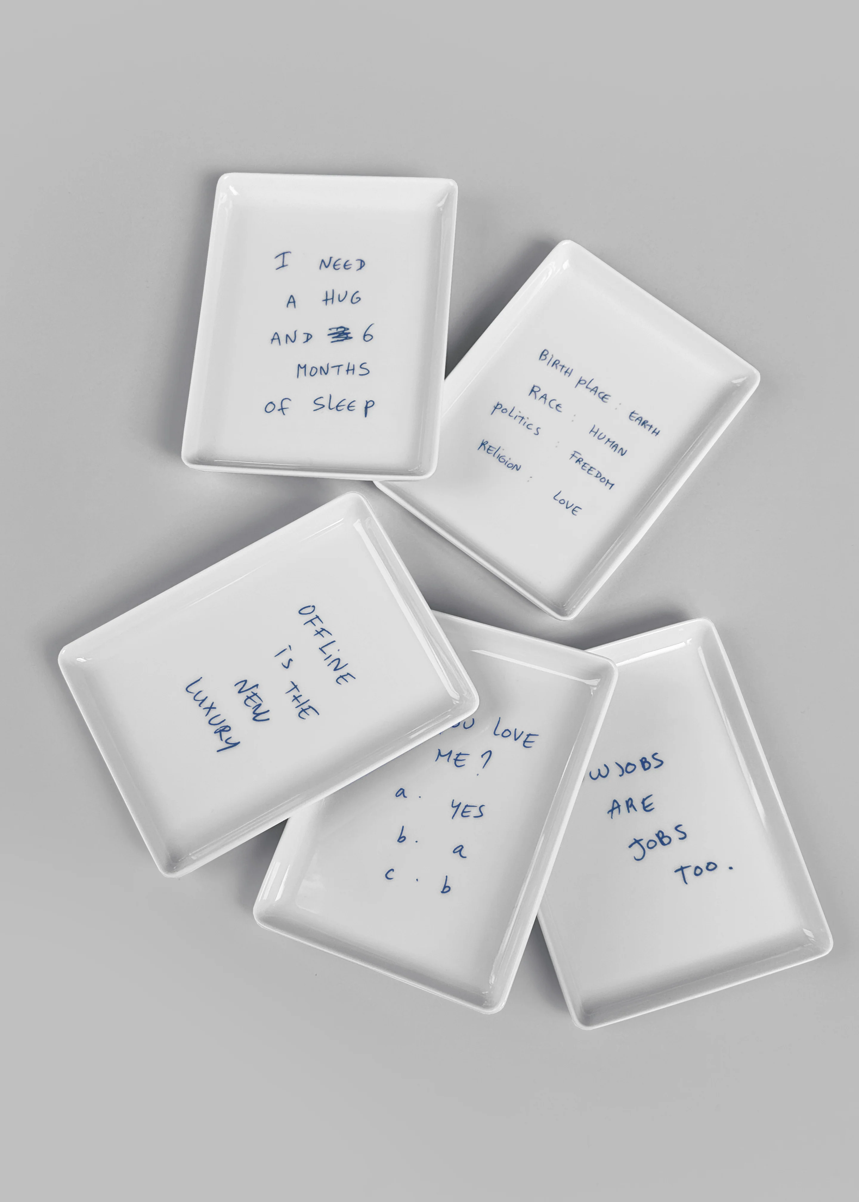 TFS x Thomas Lélu Hug Tray - White/Blue - Image 3
