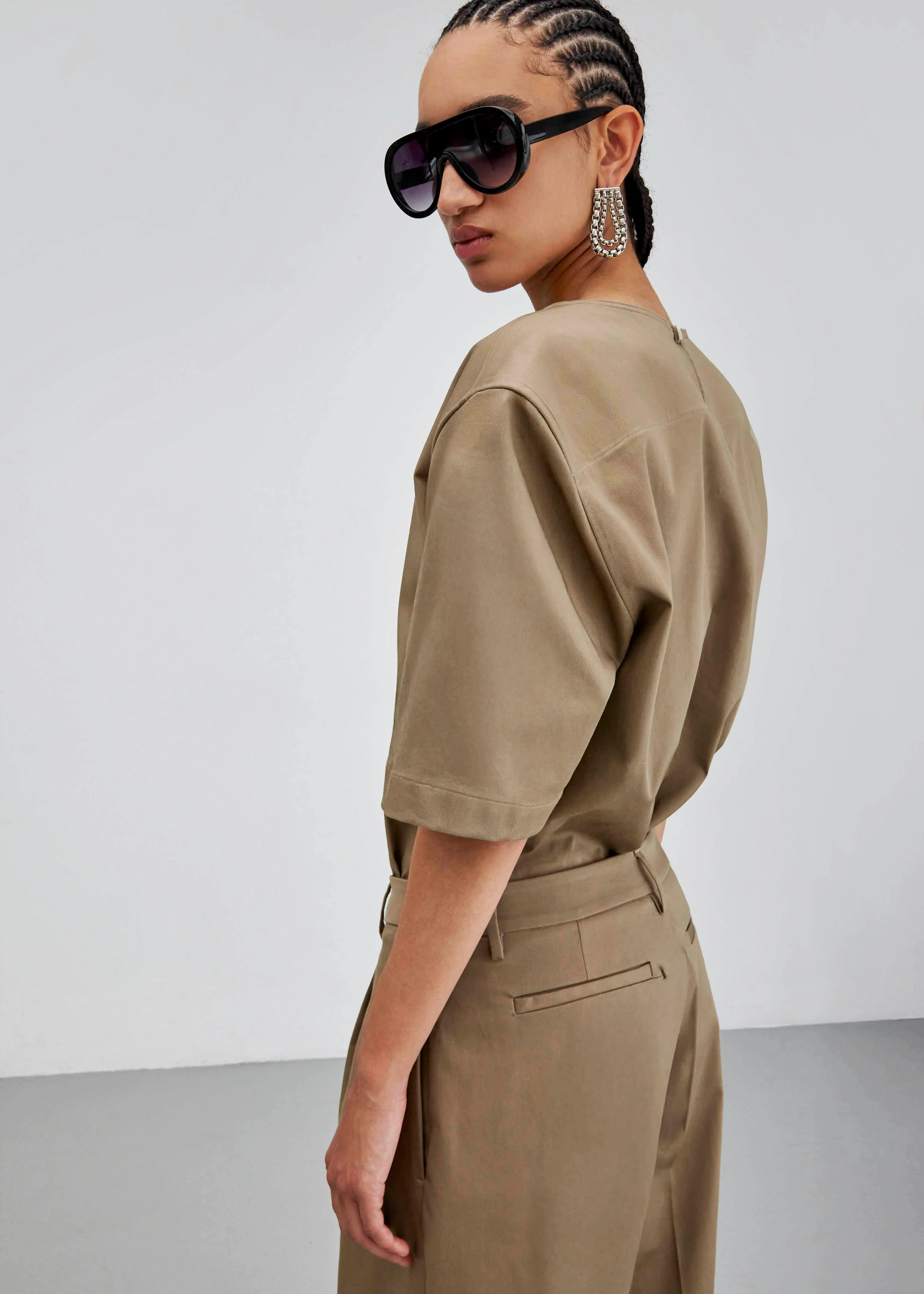 TheLatest Deva Pants - Cognac - Image 7