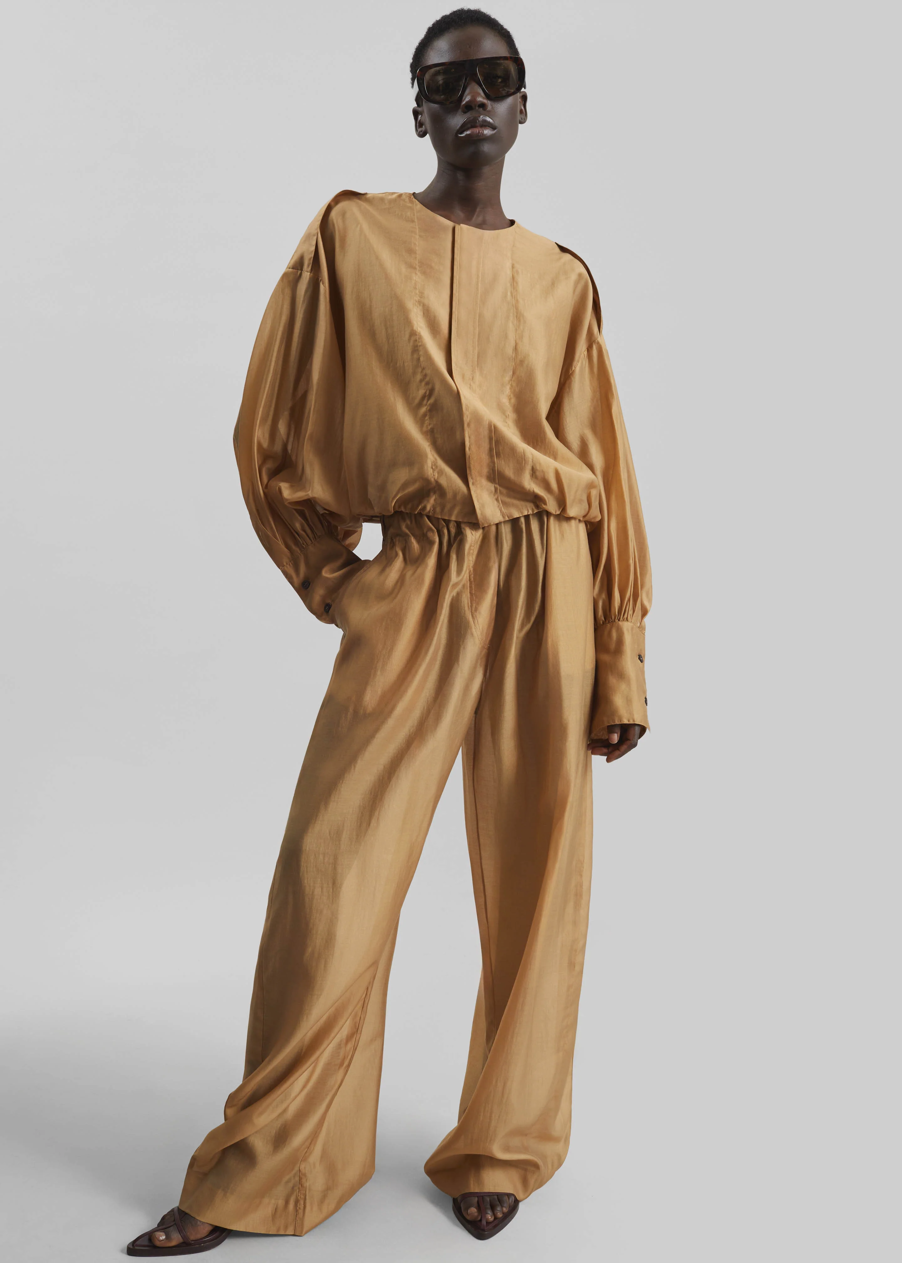 TheLatest Diana Shirt - Nude - Image 2