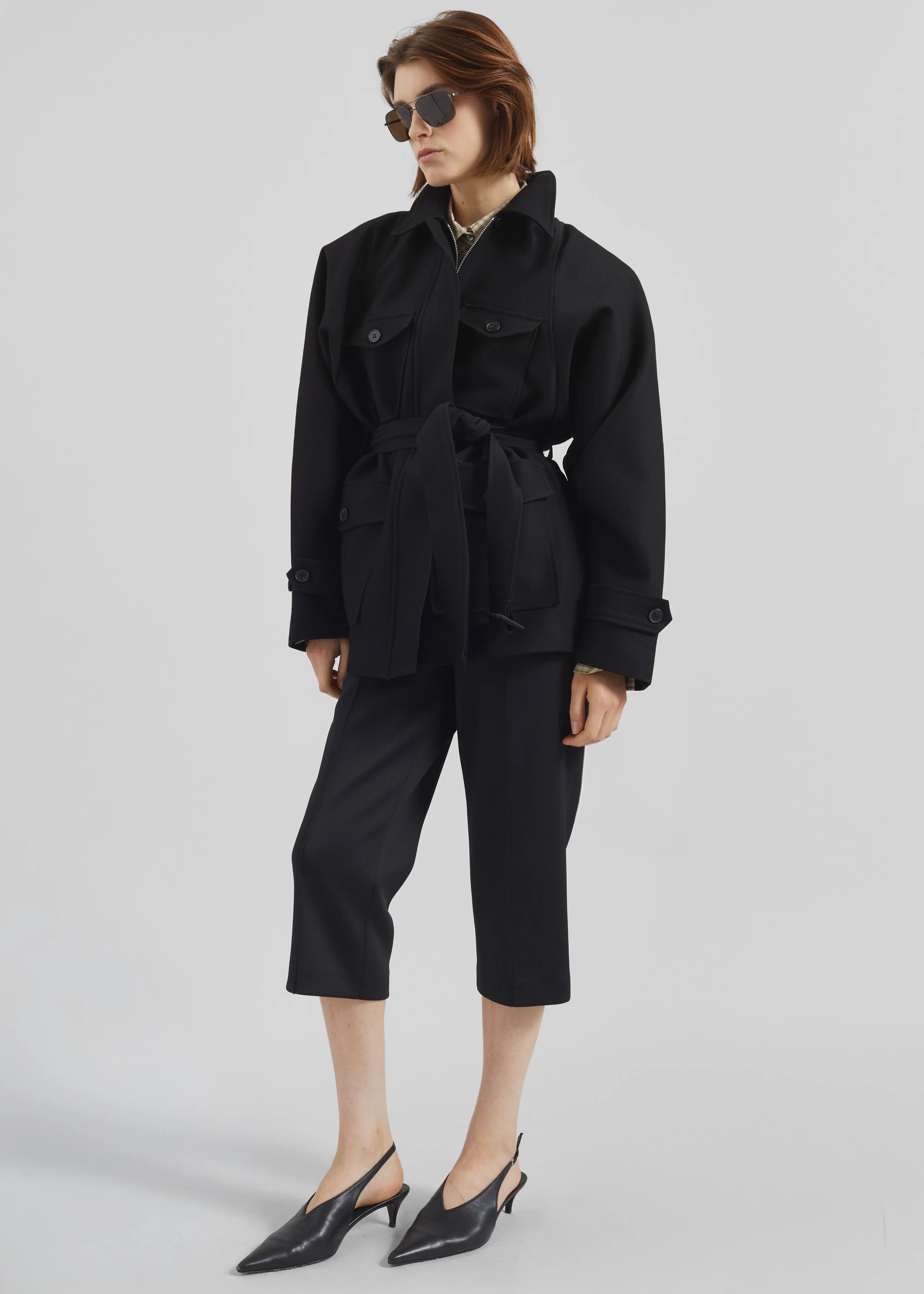 Trevose Padded Utility Jacket - Black - Image 5