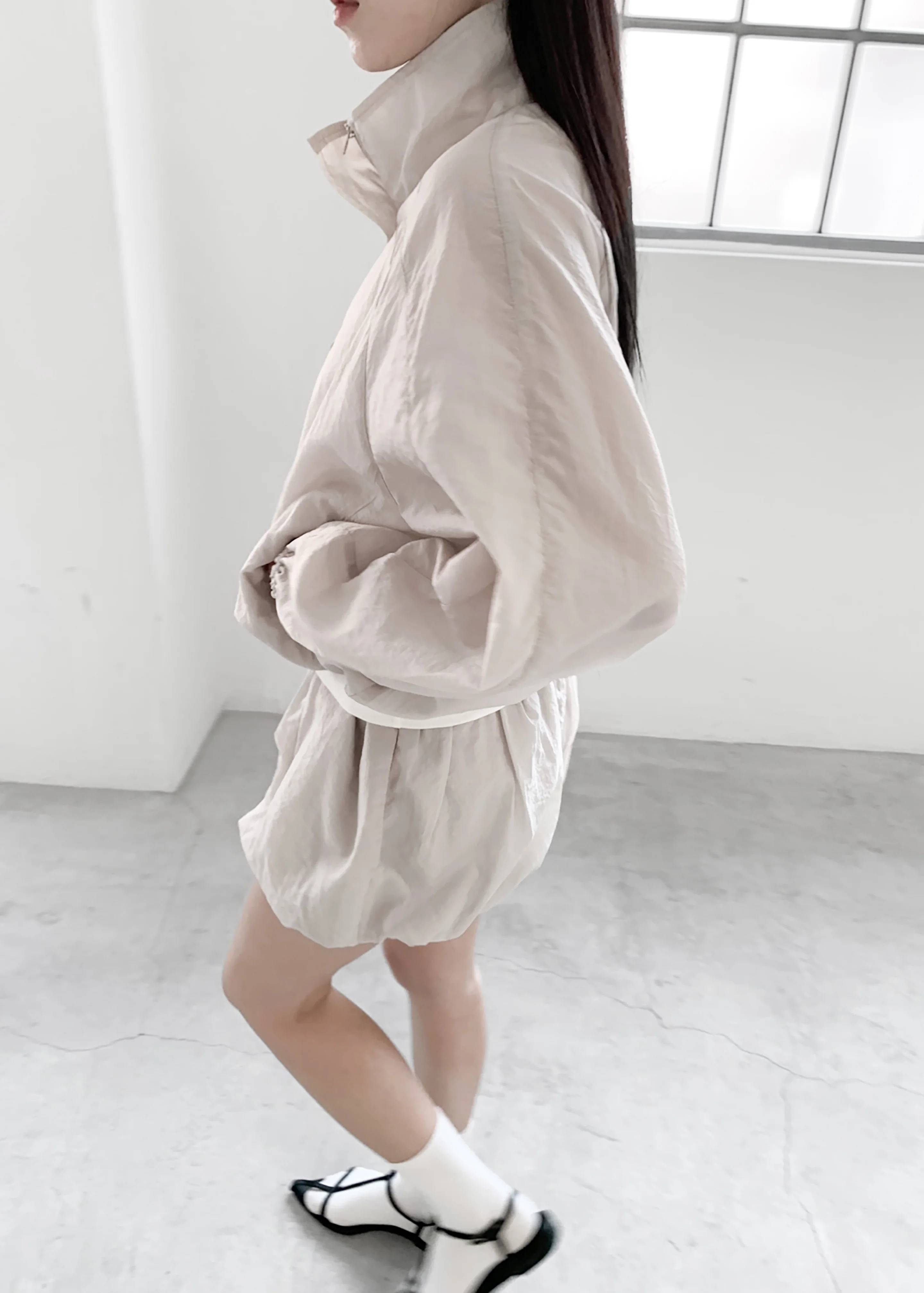Vaila Sheer Jacket - Stone - Image 7