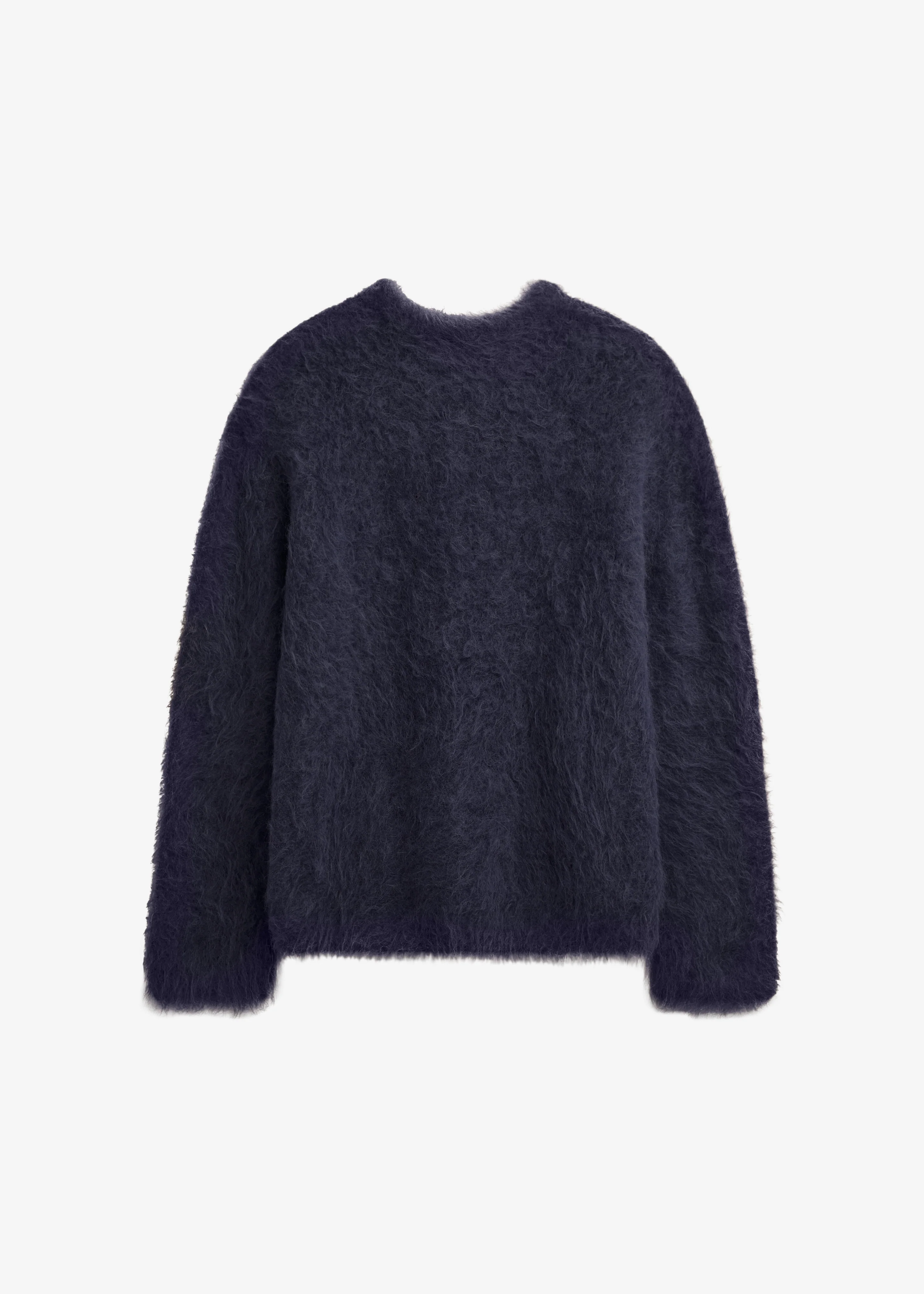 Willy Alpaca Knit Sweater - Navy - Image 12